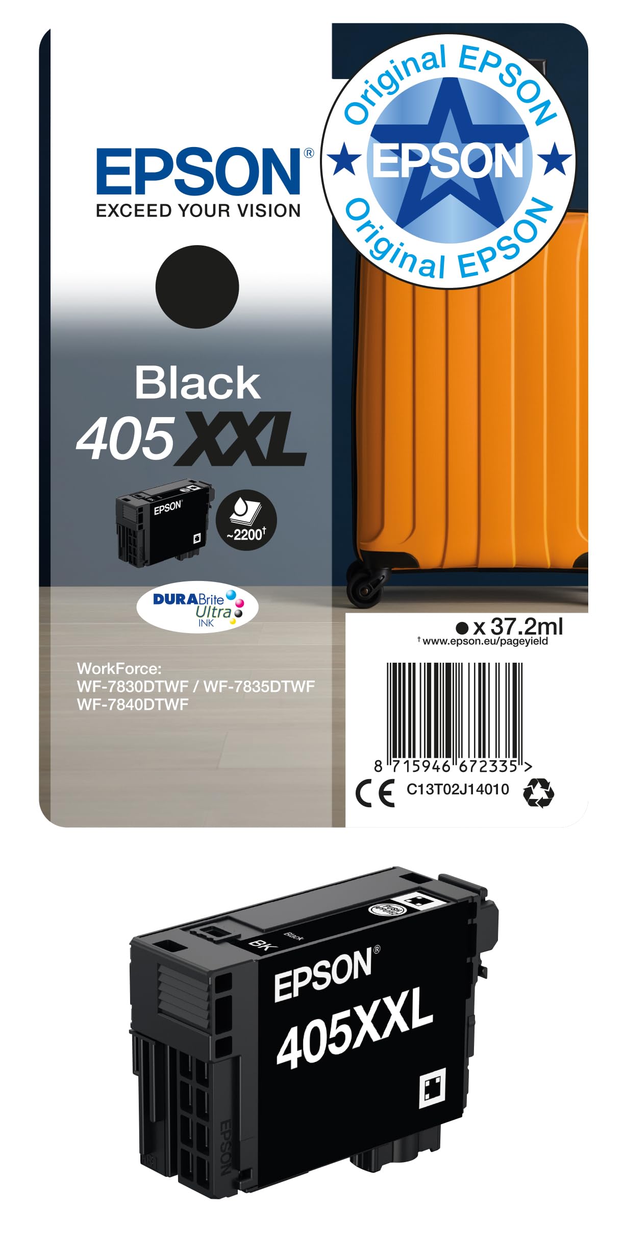 Epson 405XXL Black C13T02J14010