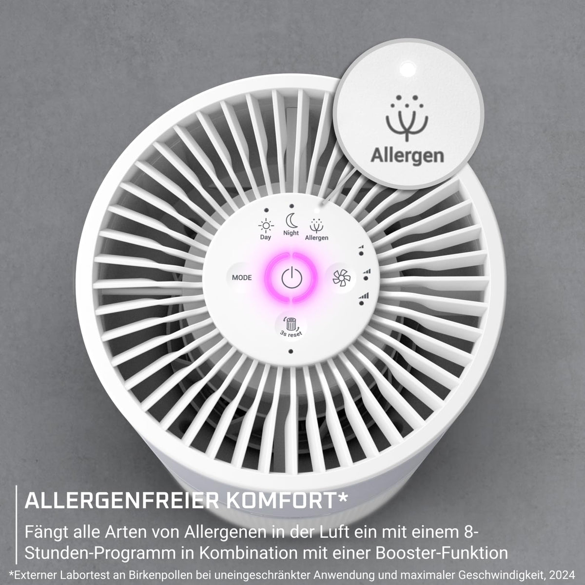 Rowenta Pure Air Compact Air Purifier, high-efficiency air purification - PU2220F0