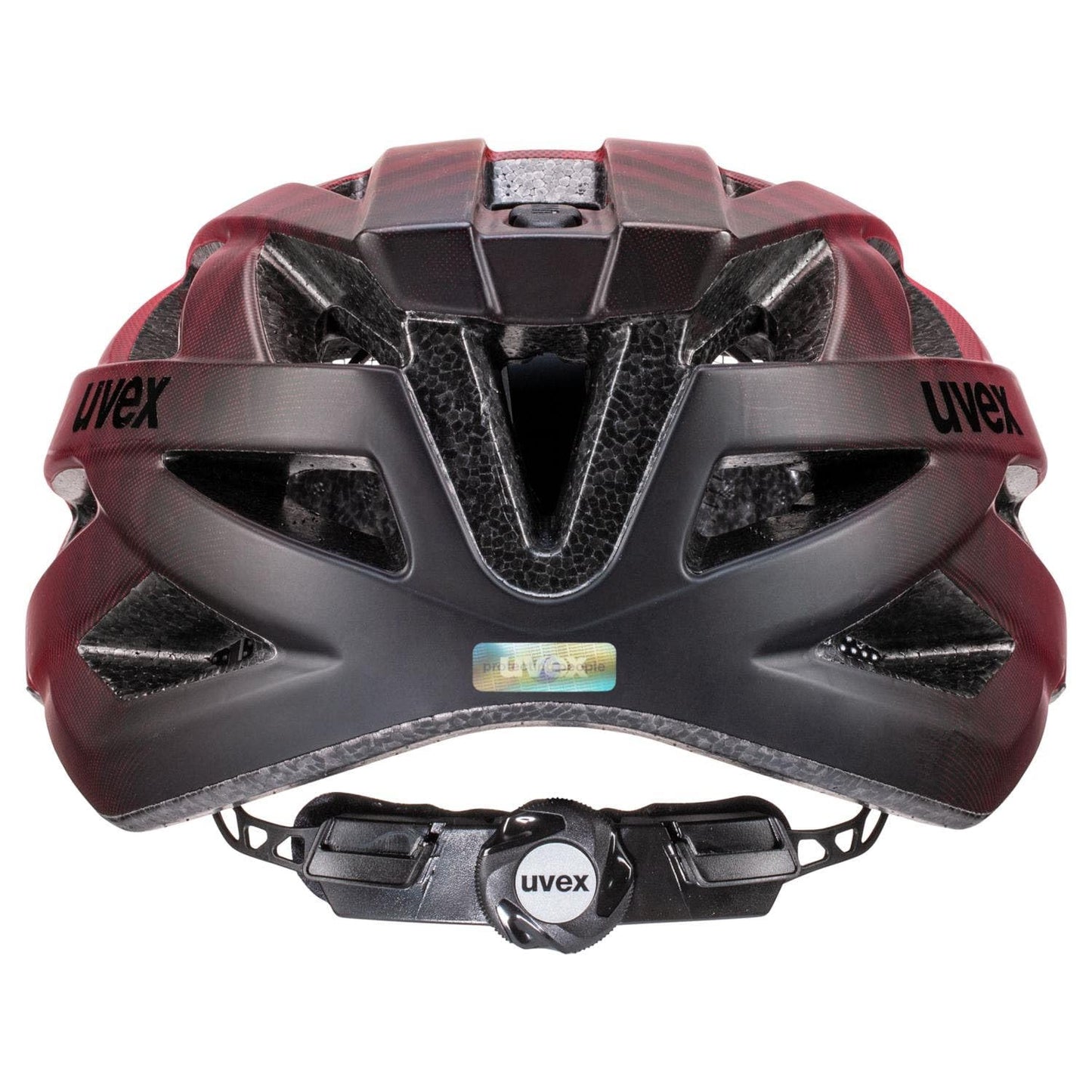 uvex i-vo cc bicycle helmet, red-black matt, 52-57 cm - S413423