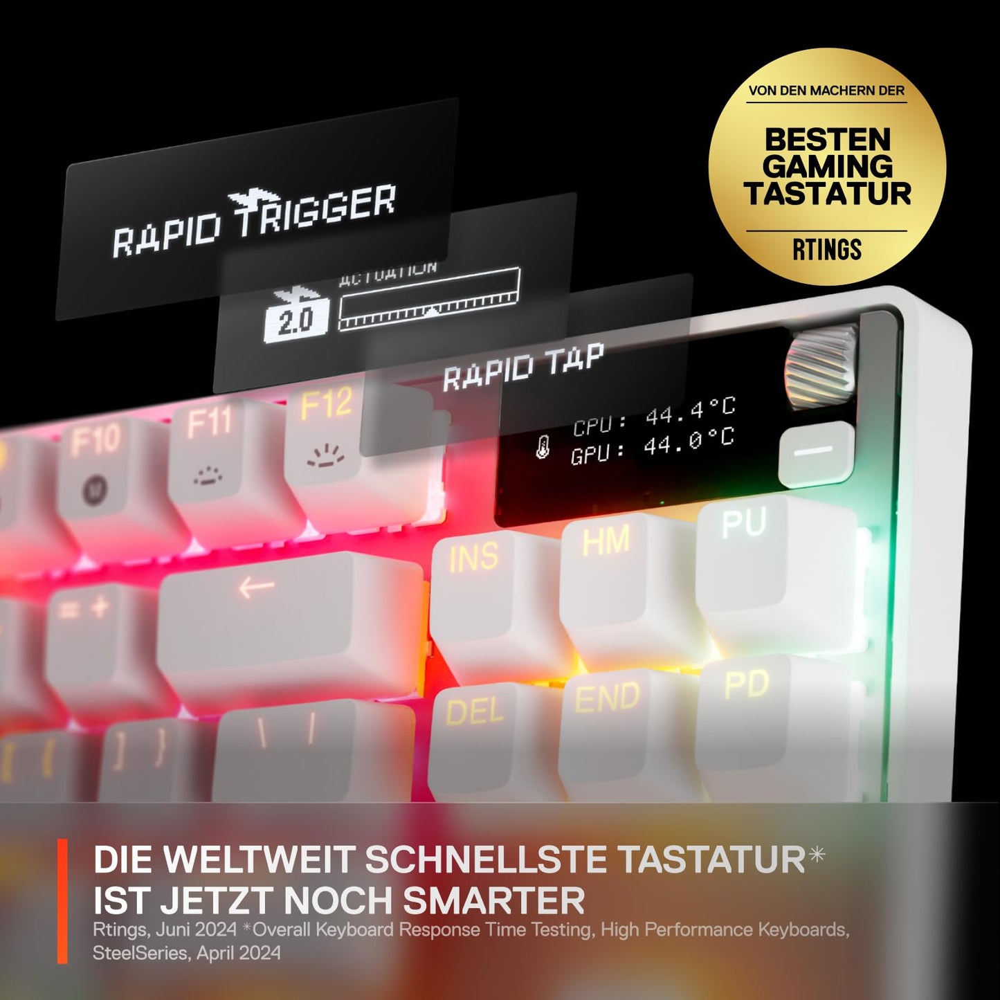 SteelSeries Apex Pro TKL Gen 3 White UK