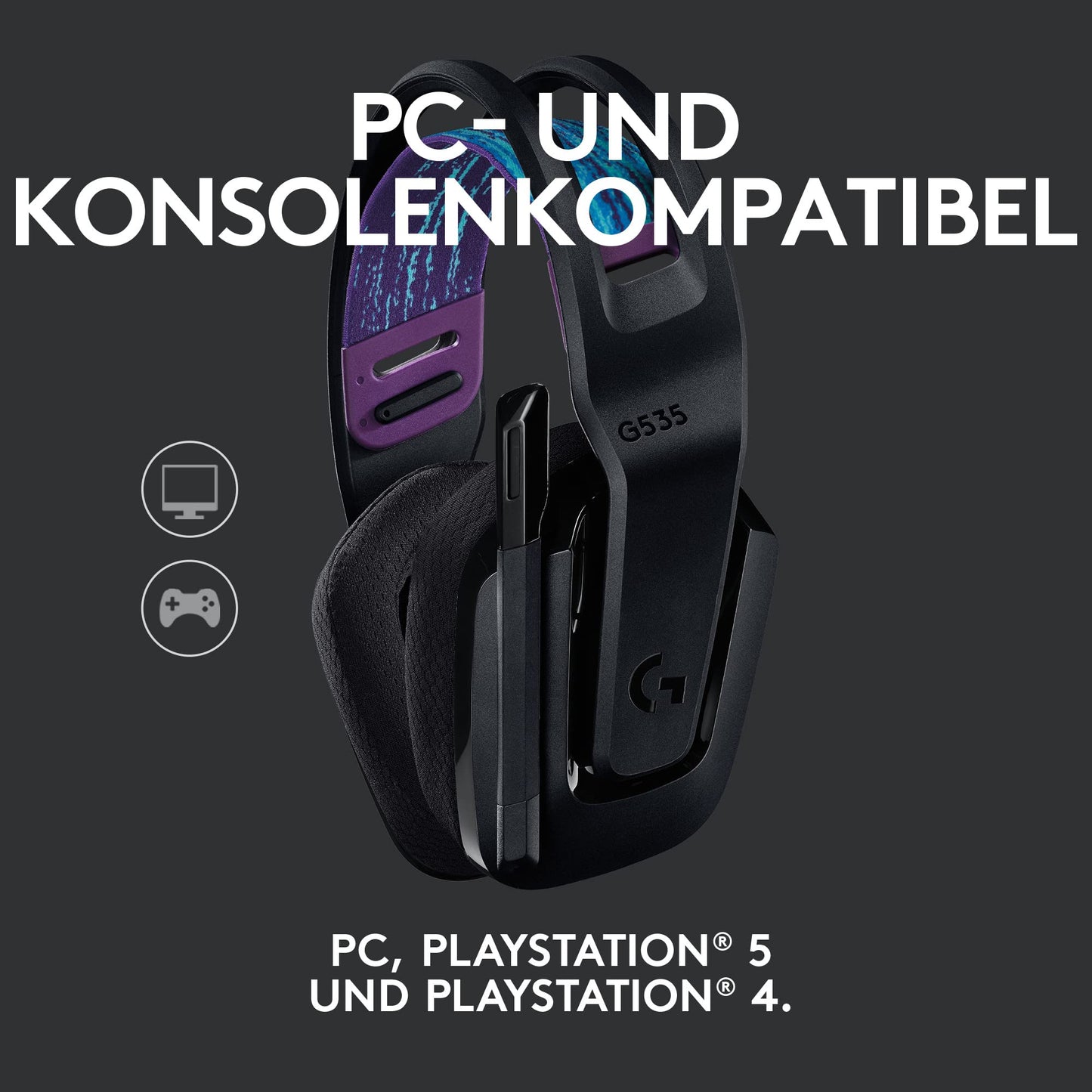 Logitech G535 LIGHTSPEED Wireless Gaming Headset (981-000972)