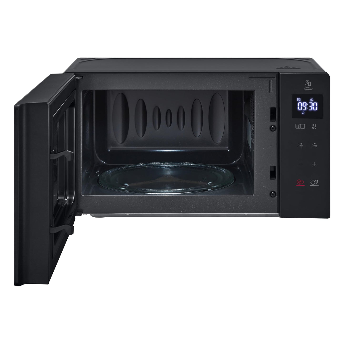 LG MH6032GAS microwave (20 L, 1050 W) with grill (570 W), Smart Inverter technology, quartz grill, EasyClean, black
