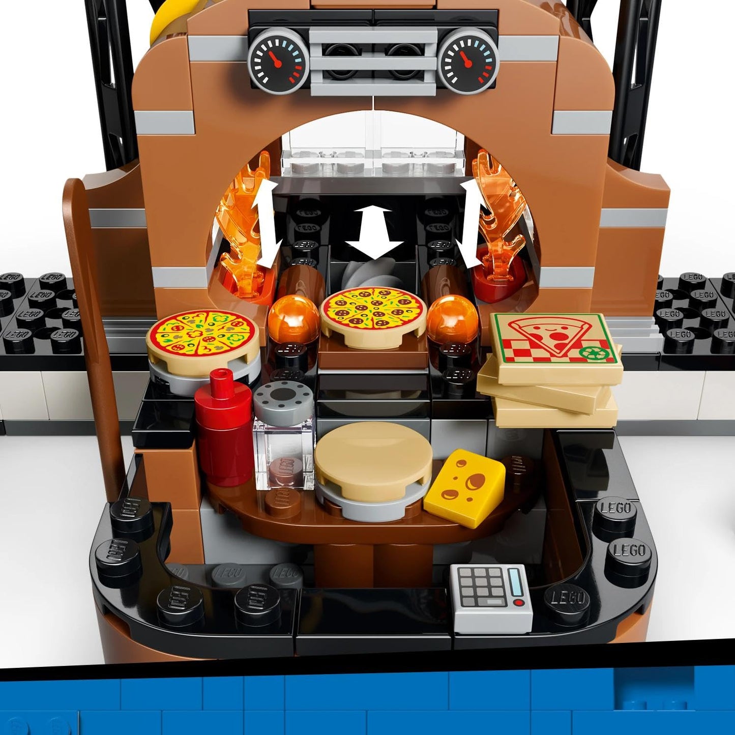 LEGO City Pizza Delivery Experience with Vehicles - Includes Toy Car, Scooter, Drone, Arcade Machine and 4 Minifigures - Birthday Gift for Boys Ages 6 and Up - 60496