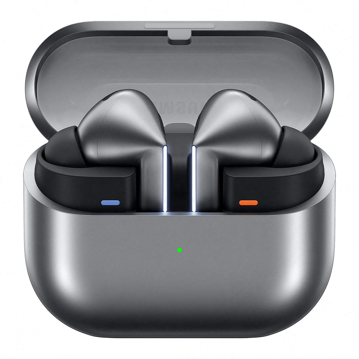 Samsung Galaxy Buds3 Pro Căști Bluetooth fără fir, Active Noise Cancelling (ANC), Reducere adaptivă a zgomotului, 360 Audio, Căști in-ear cu sunet Hi-Fi, Silver, Inclus Anymode Clear Cover - SM-R630NZAADBT
