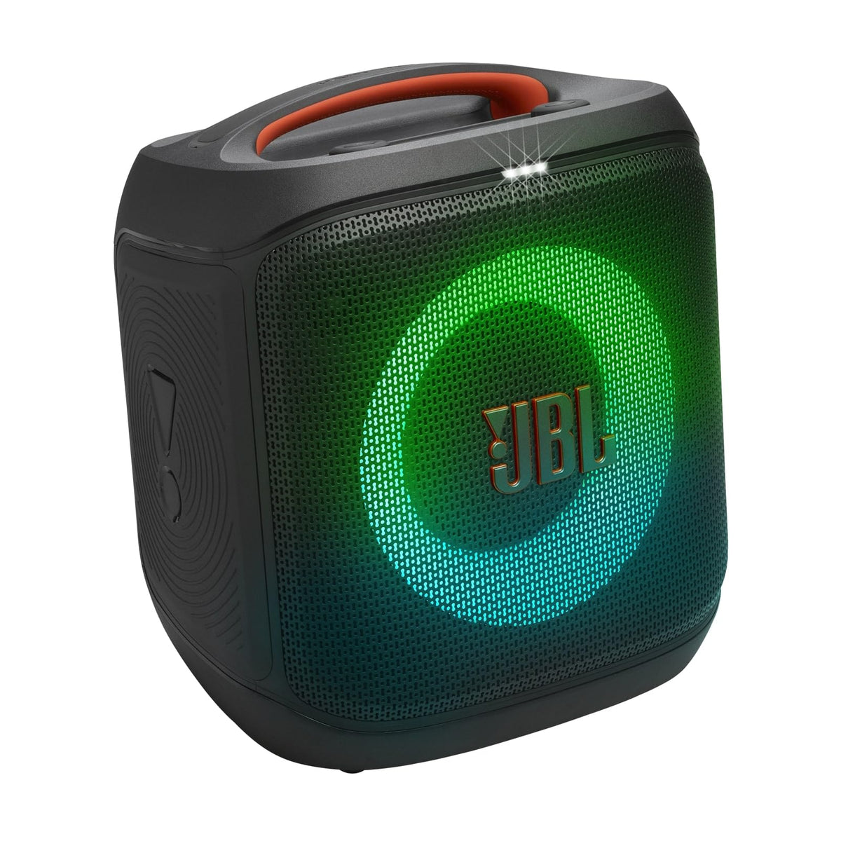 JBL PartyBox Encore Essential 2, difuzor de petrecere Bluetooth fără fir, cu microfon, 15 ore de redare, protecție împotriva stropirii IPX4, sunet JBL Pro, AI Sound Boost și Auracast Multi-Speaker. - JBLPBENCOREESS2EP