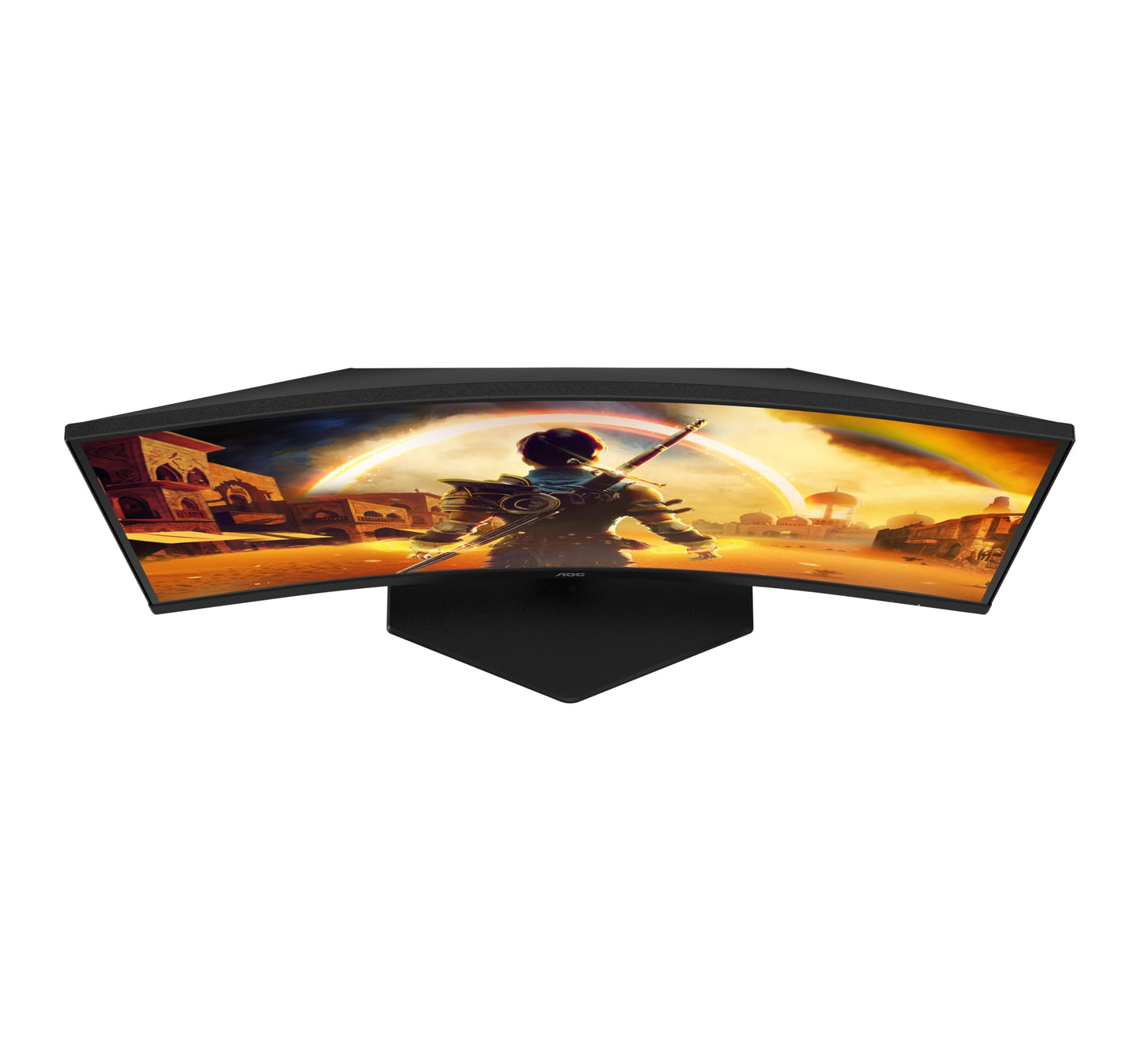 AOC C27G42E 27 inch curved, FHD gaming monitor, 180Hz, Fast VA panel, 1ms GtG, HDR10, FreeSync Premium, speakers, (1920x1080 HDMI 2X 2.0) black