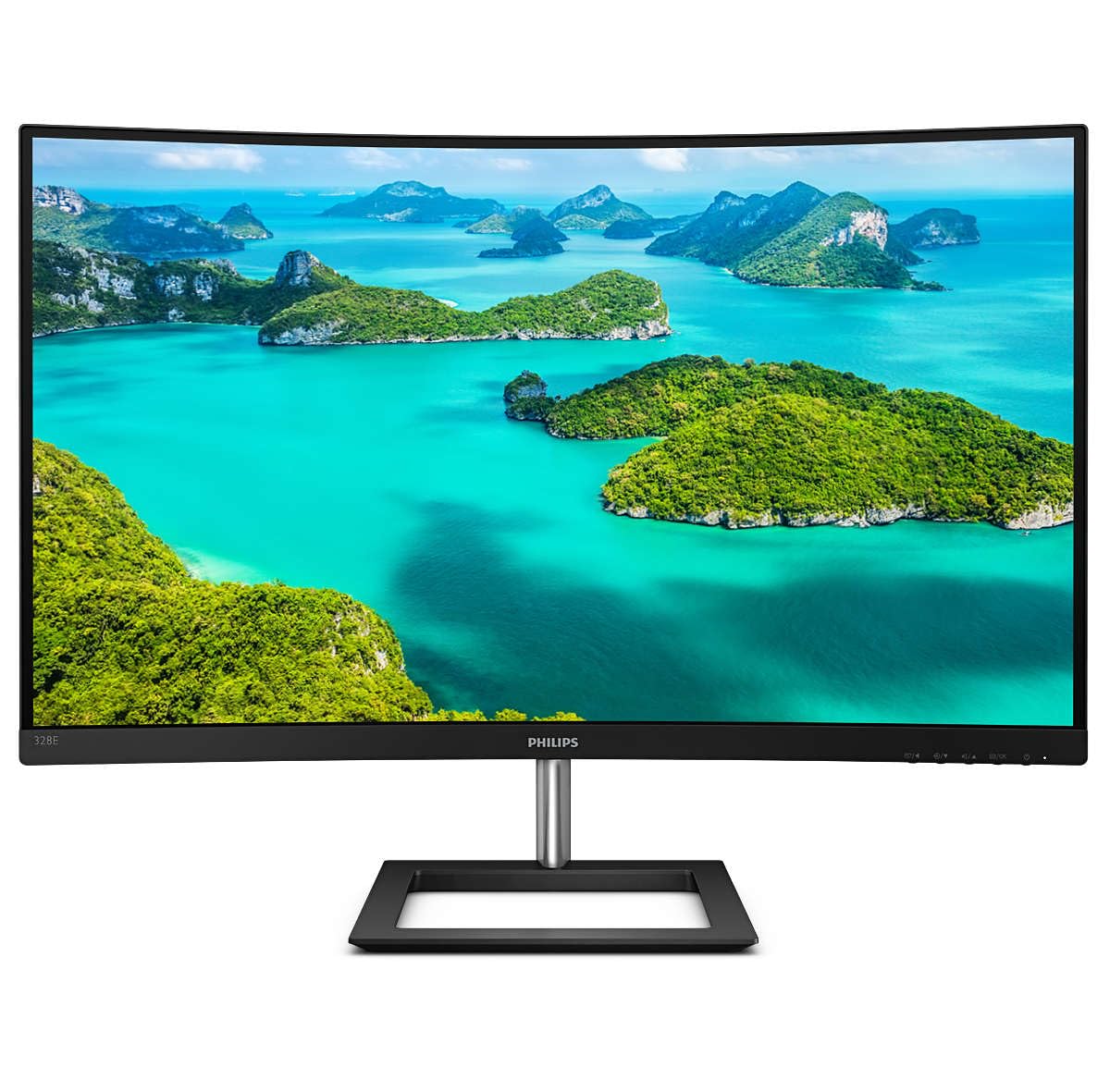 Philips 328E1CA - 32 inch UHD Curved Gaming Monitor, 60 Hz, 4ms, AdaptiveSync (3840x2160, HDMI 2.0, DisplayPort) black - 328E1CA/00