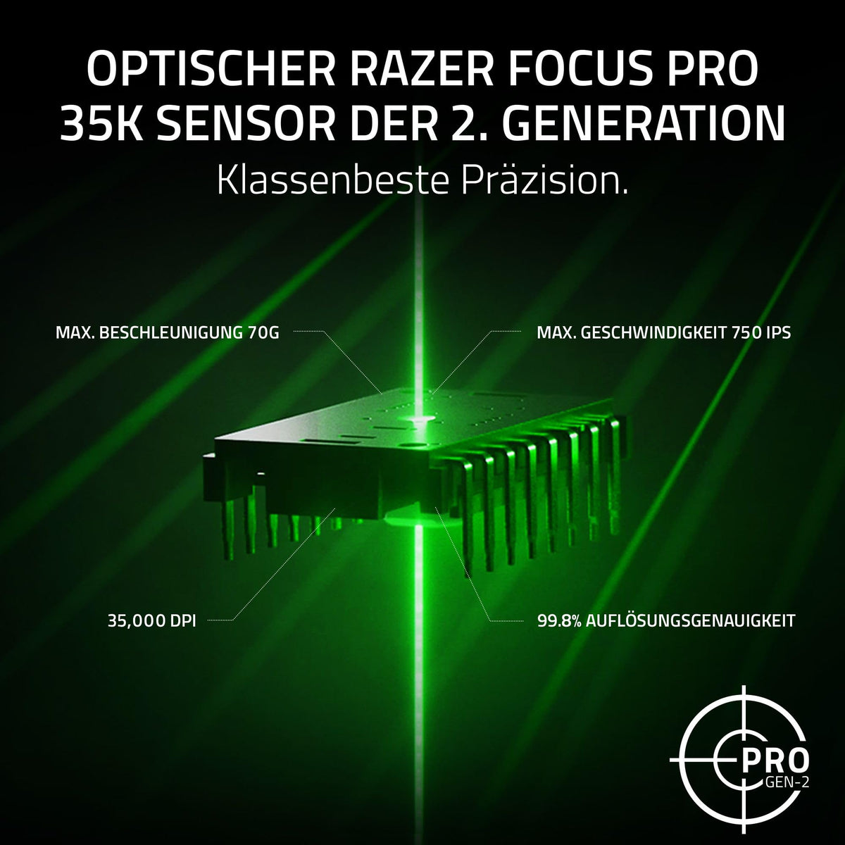 Razer Viper V3 Pro SE - Ultra-lightweight wireless symmetrical e-sport gaming mouse - 54g - Focus Pro 35K Sensor - HyperSpeed - Optical Mouse Switches Gen-3 - up to 95 hours battery life - PC/Mac | Black - RZ01-04550100-R3G1