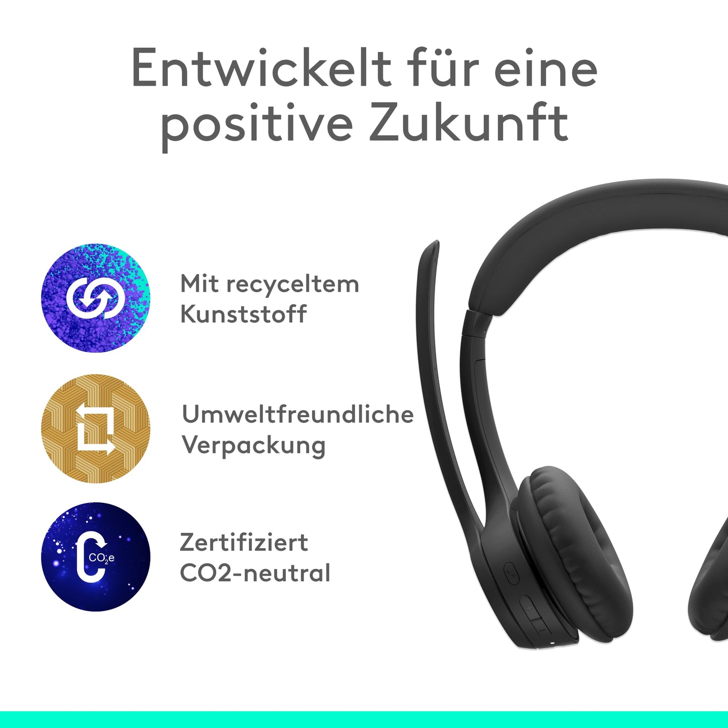 Logitech Zone 300 Midnight Black (981-001407)