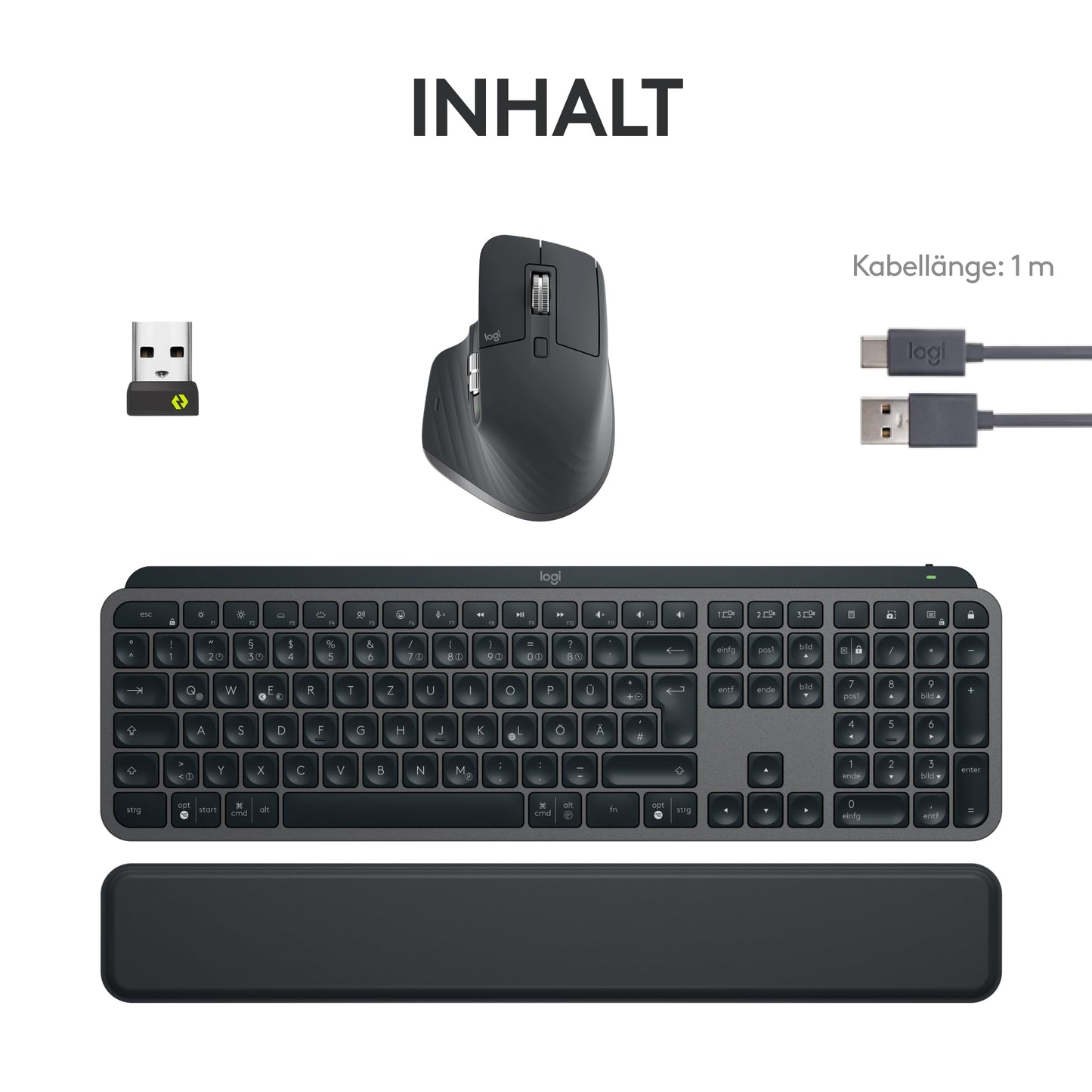 Logitech MX Keys S Combo: Powerful wireless keyboard and mouse - 920-011606
