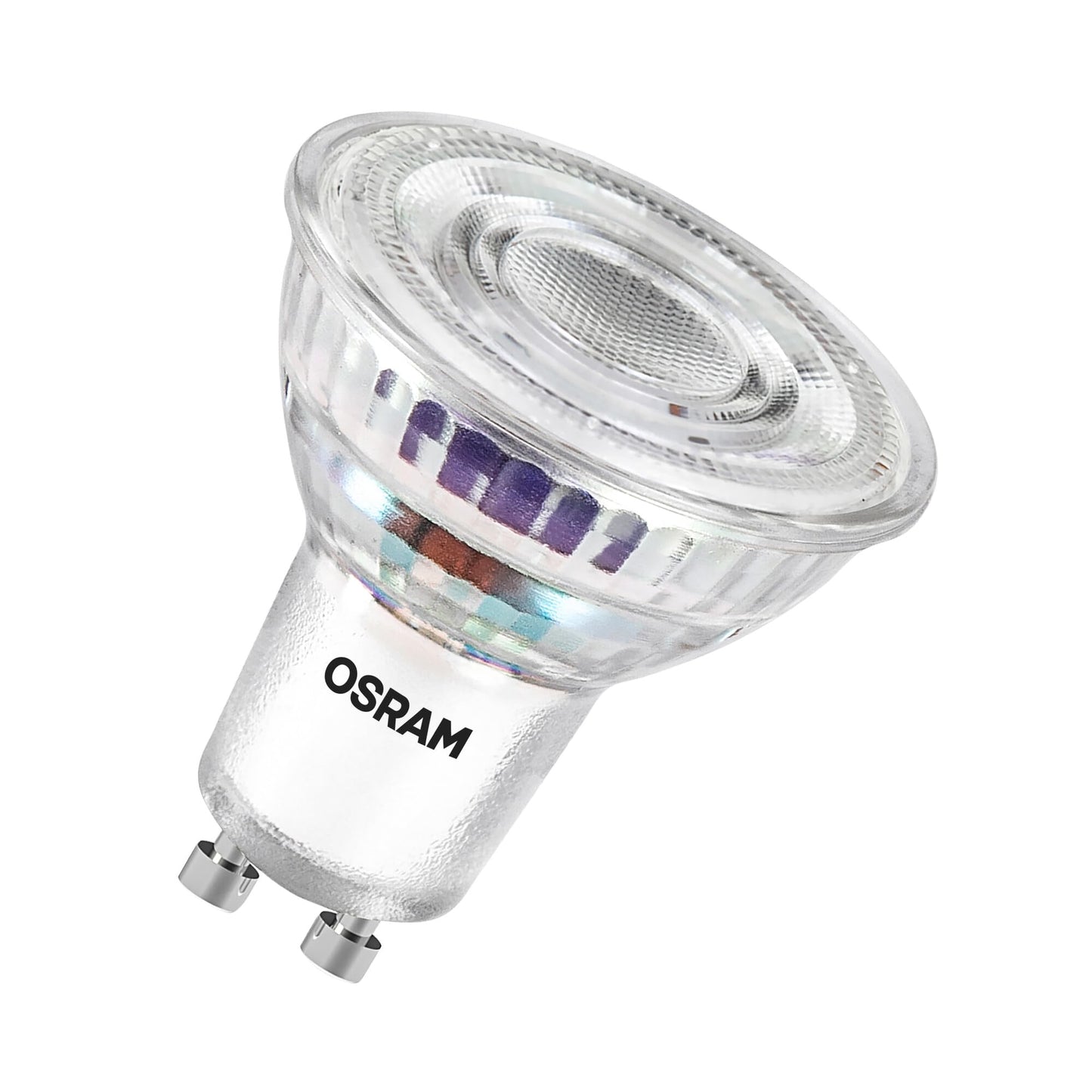 Osram highly efficient LED lamps with energy efficiency class A, value pack with 15 bulbs, replaces conventional 50W reflector lamps, warm white (2700K), E27, glass - 4099854298486