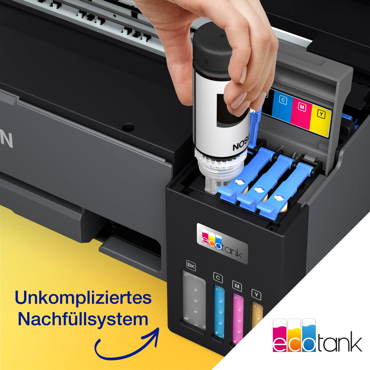 Epson EcoTank ET-14100 Ink Tank Printer | for Home & Small Offices | with Additional Black Ink | WiFi | A3+ | Printing | Includes Ink for up to 3 Years - C11CK39401