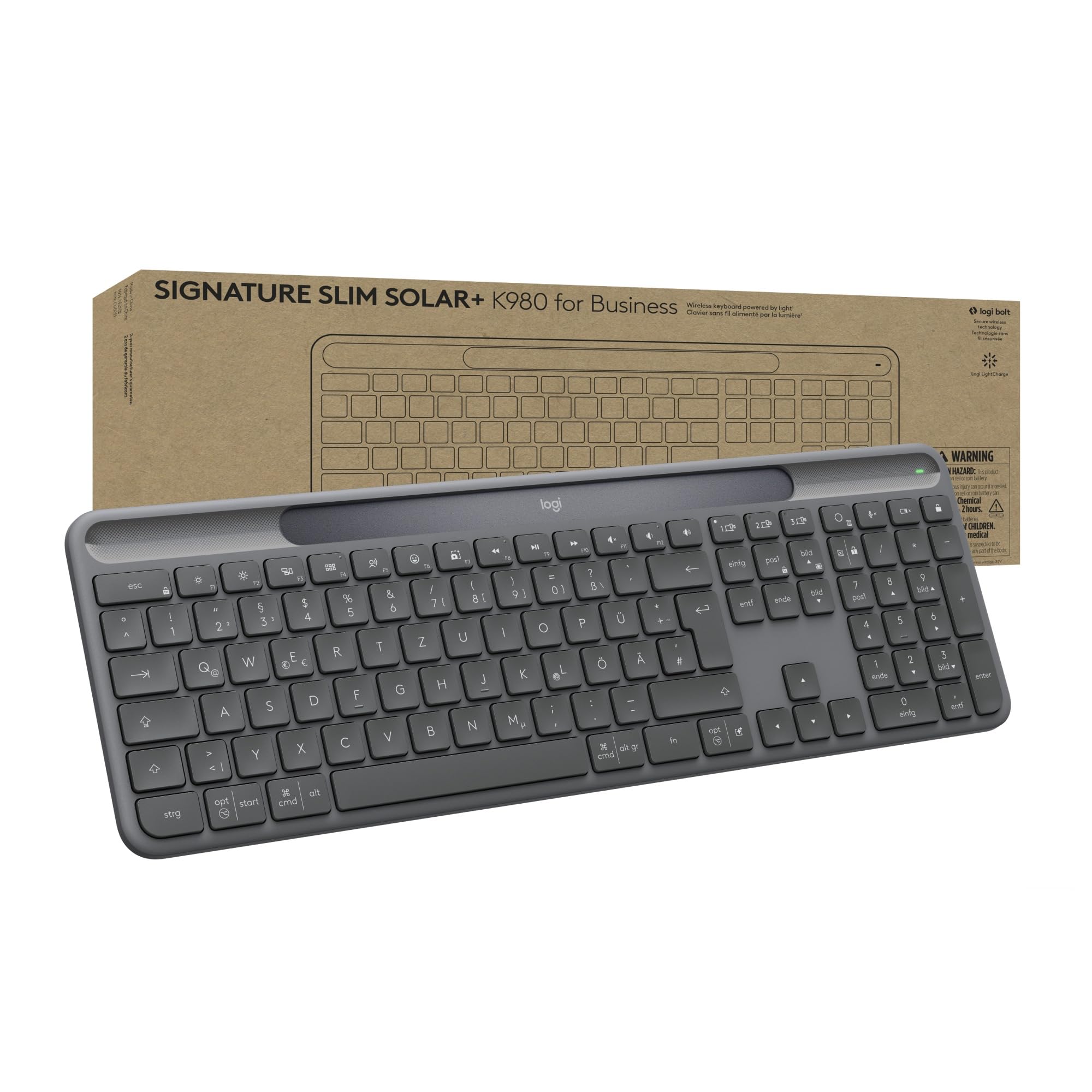 Logitech Signature Slim Solar+ K980 for Business (920-013773)