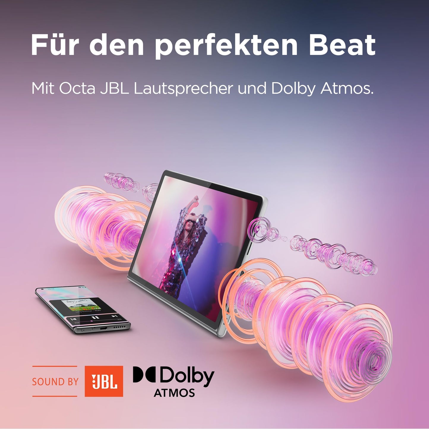 Lenovo Tab Plus Tablet | 11.5'' 2K Touch Display | JBL sound system with 8 speakers | Mediatek Helio G99 | 8GB RAM | 128GB storage | Android 14 | gray - ZADX0075DE