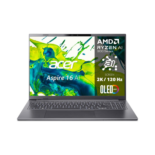 Acer Aspire 16 AI OLED | Laptop | Ryzen AI 5 | 16GB | 512GB | with power supply - A16-61M-R8RH
