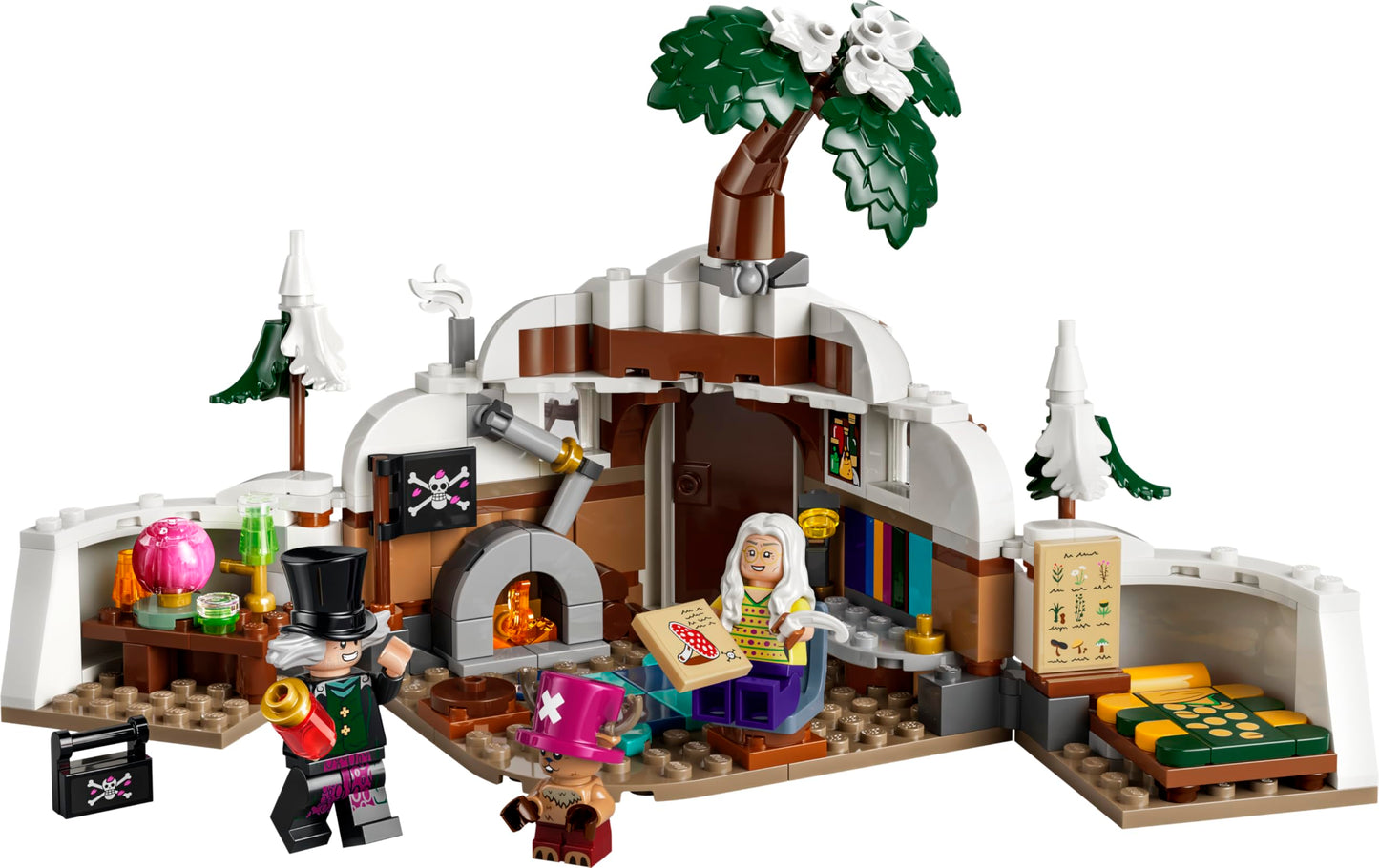 LEGO ONE PIECE Doc Bader's Hideout - collectible toy with 3 minifigures including Tony Tony Chopper - children's room decoration and gift for boys, girls and fans aged 9 and over - 75641