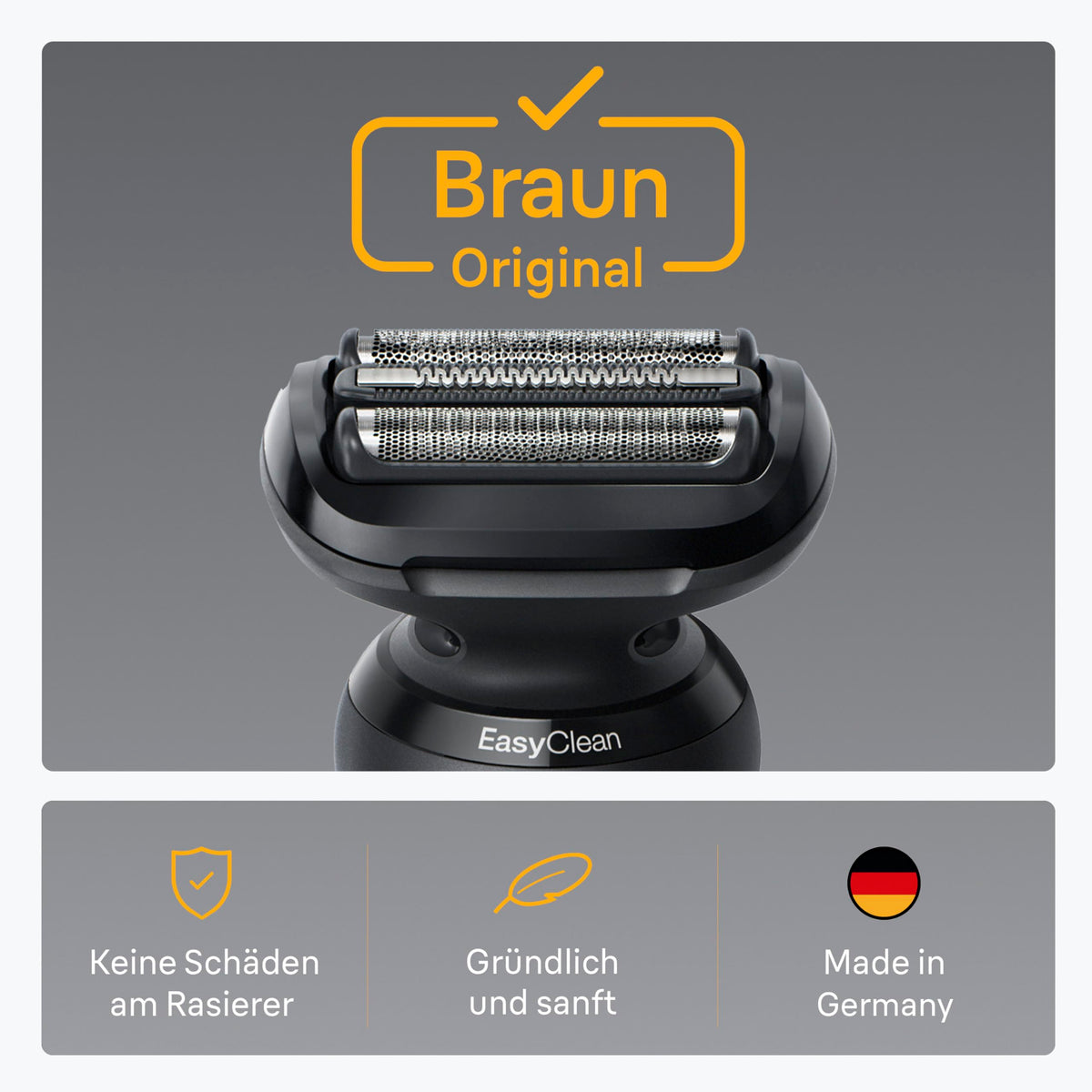 Braun Electric Shaver Cutting Head Series 5, 54B, Black - 53B