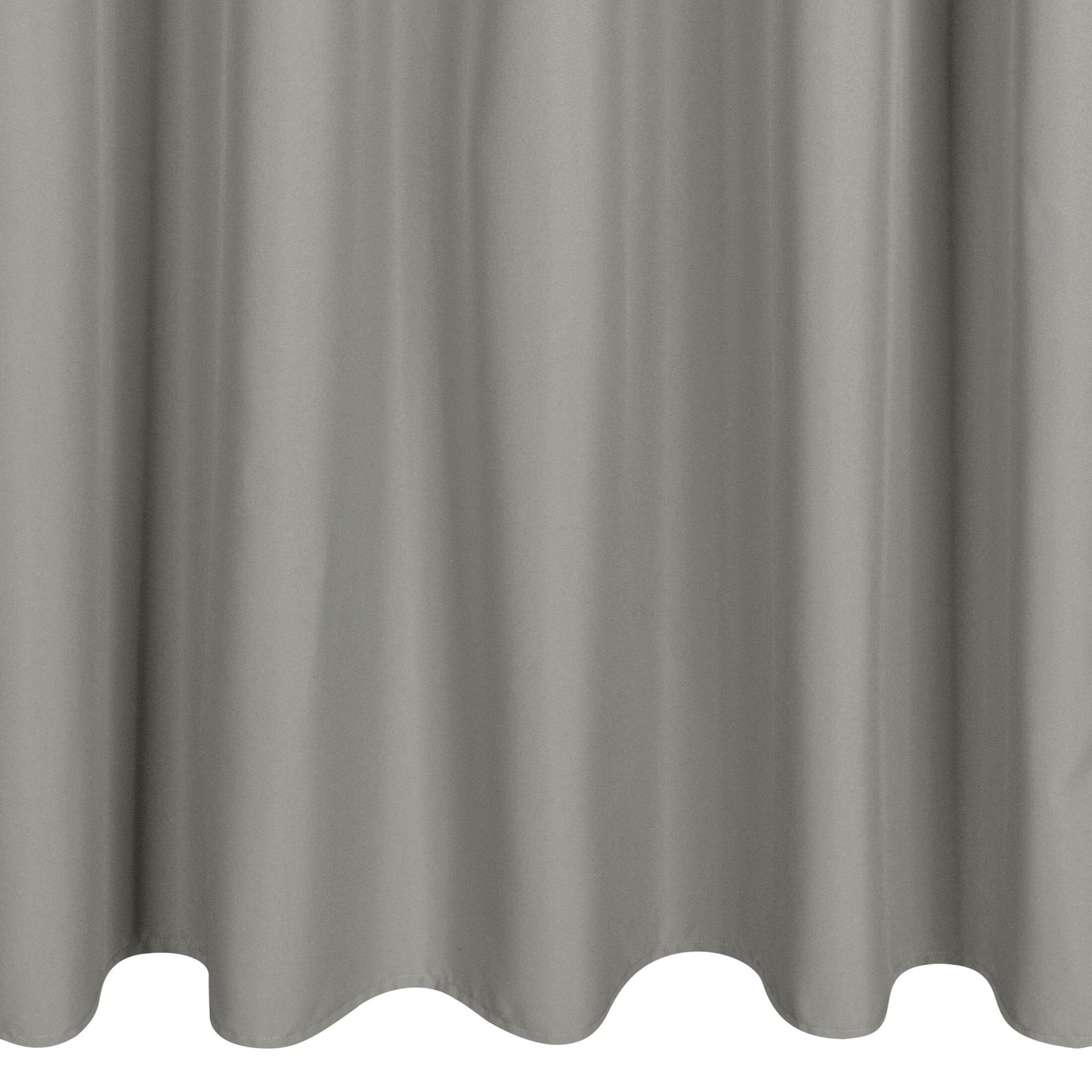 Eurofirany Garden Outdoor Curtain with Velcro Loops, 1 Piece, Opaque & Weatherproof, UV Protection, for Balcony Patio Pergola Gazebo, H200 x W155 cm, Light Gray - ZAS/GARDEN