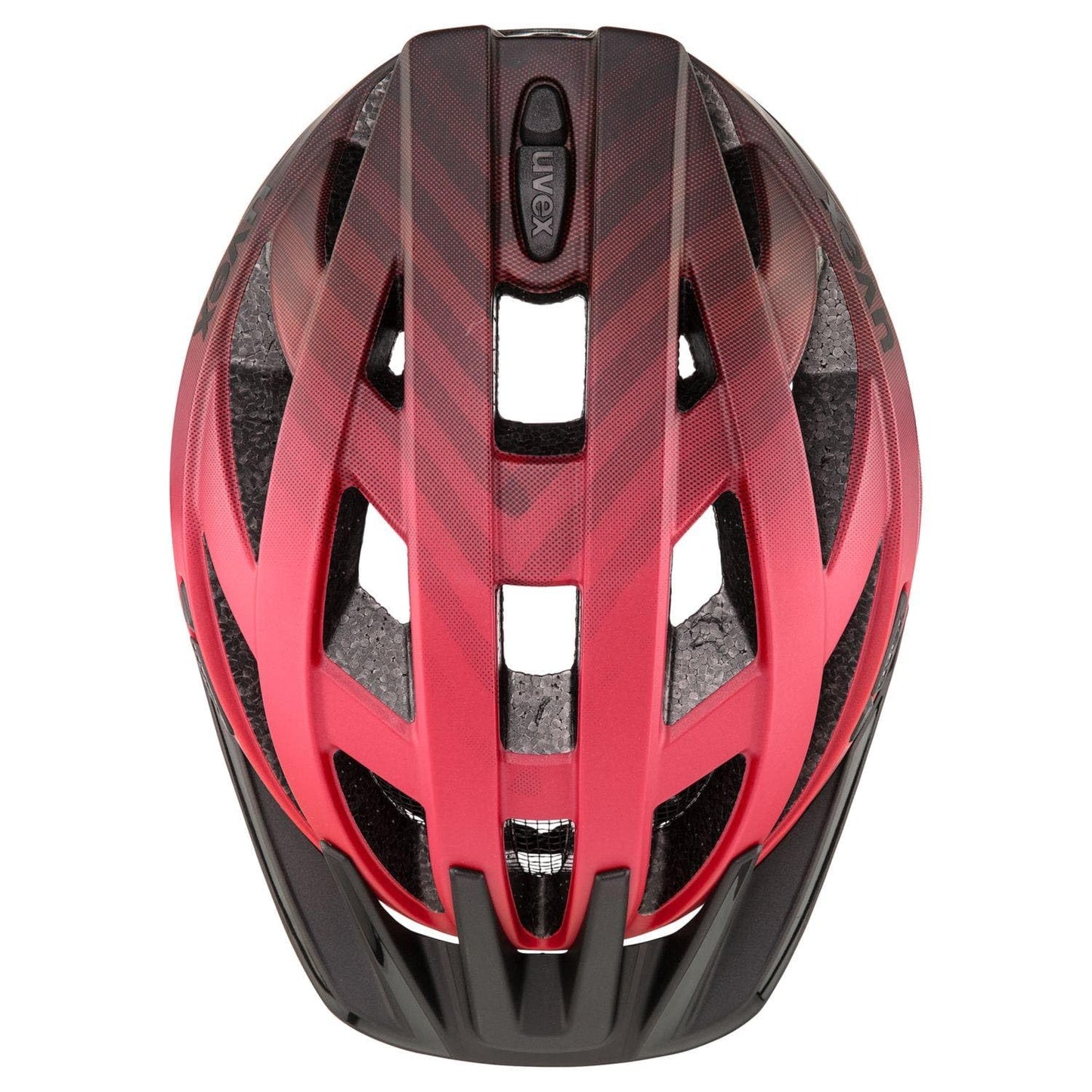uvex i-vo cc bicycle helmet, red-black matt, 52-57 cm - S413423