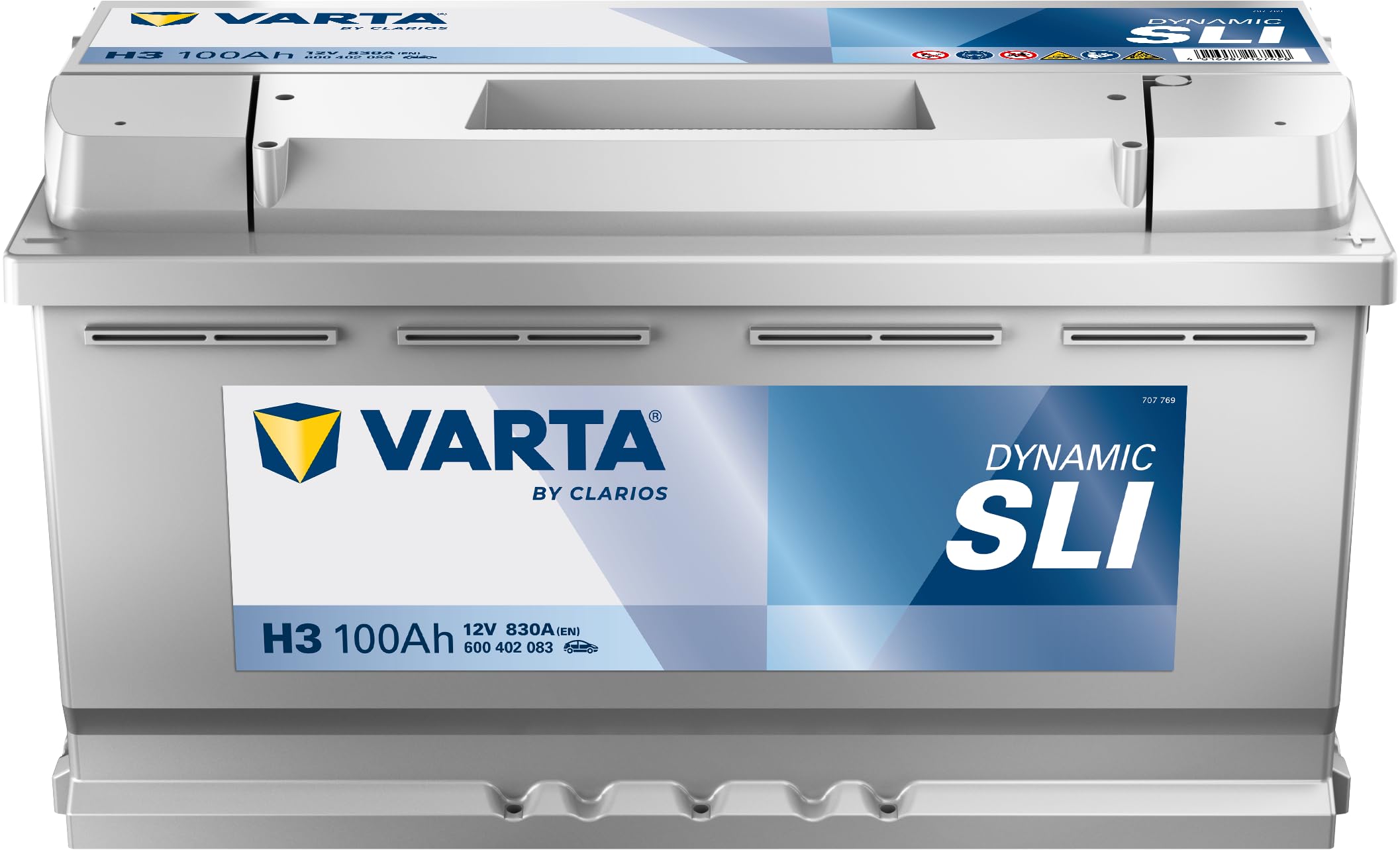 Varta lead acid, 6004020833162 car battery Silver Dynamic H3 12 V 100 Ah 830 A