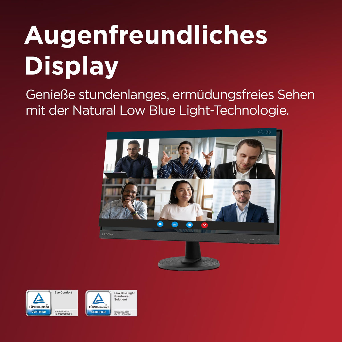 Lenovo D27-45 Monitor | 27" Full HD Monitor | 1920x1080 | 75Hz | 250 nits | 4ms response time | VA panel | HDMI | VGA | AMD Radeon FreeSync | anti-glare | 4.6kg | black - 67A5KAC6EU