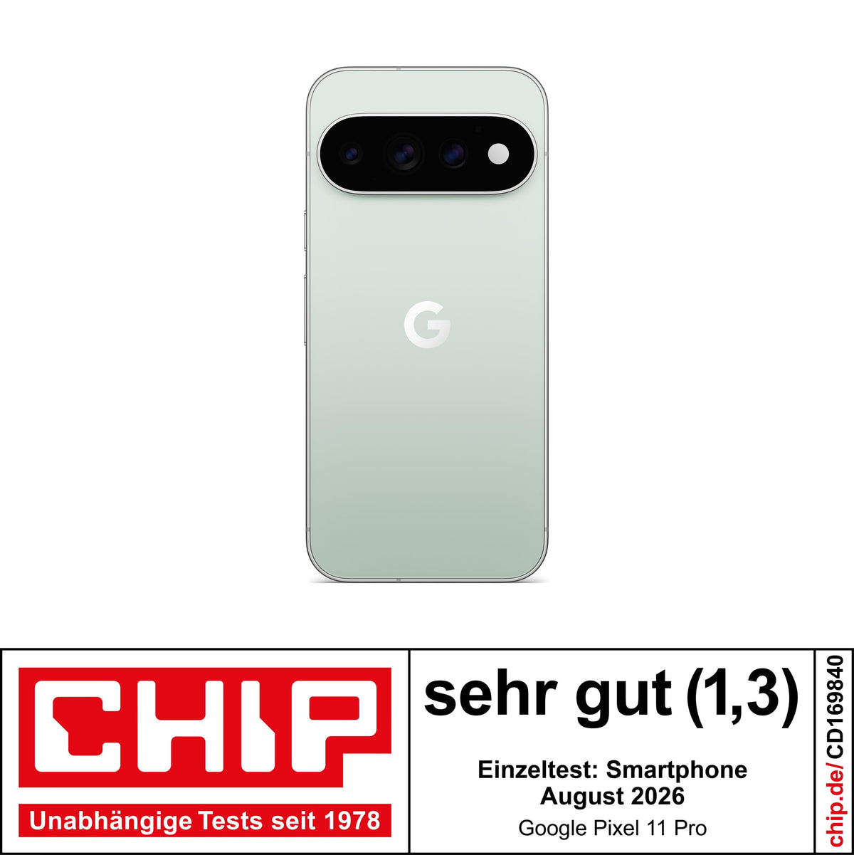 Google Pixel 11 Pro – Smartphone fără SIM-Lock - Fog, 512GB - GA12137-GB