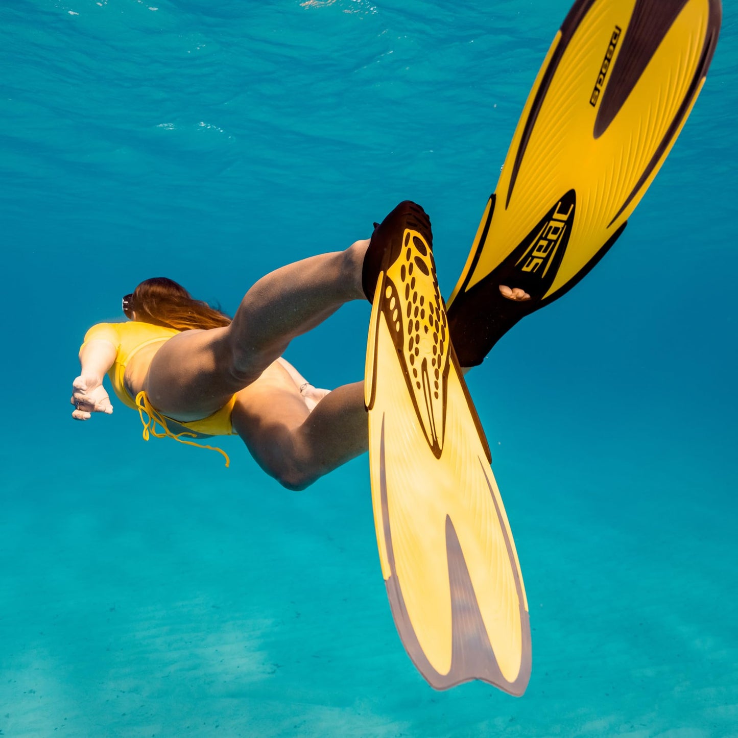 SEAC Speed, snorkel fins with closed foot section for women, men and children - 0710015160481A