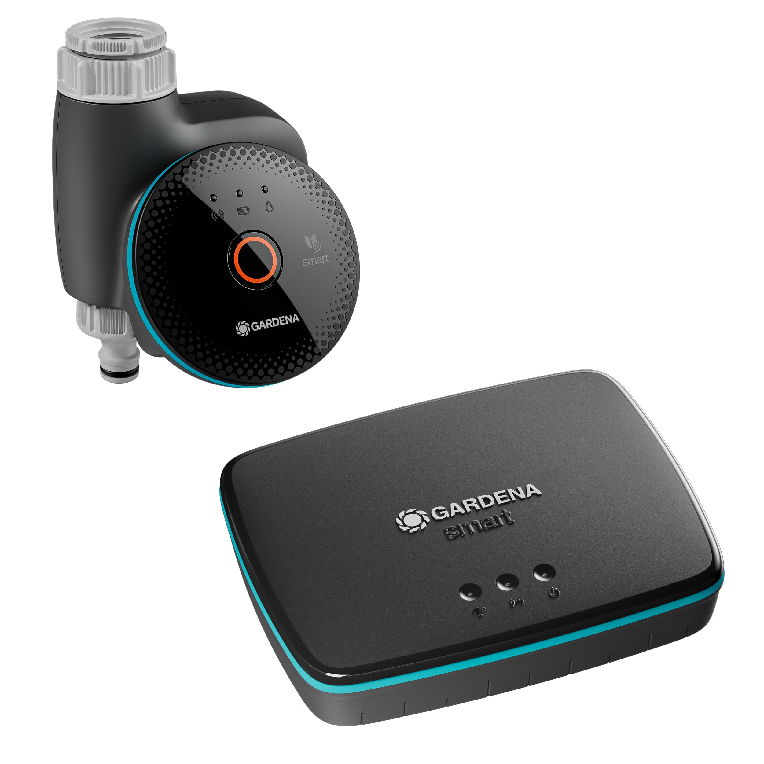Gardena smart Water Control Set irrigation control; smart: data-controlled irrigation*, smart home integration*, clever irrigation, high-quality valve technology (19043-20)
