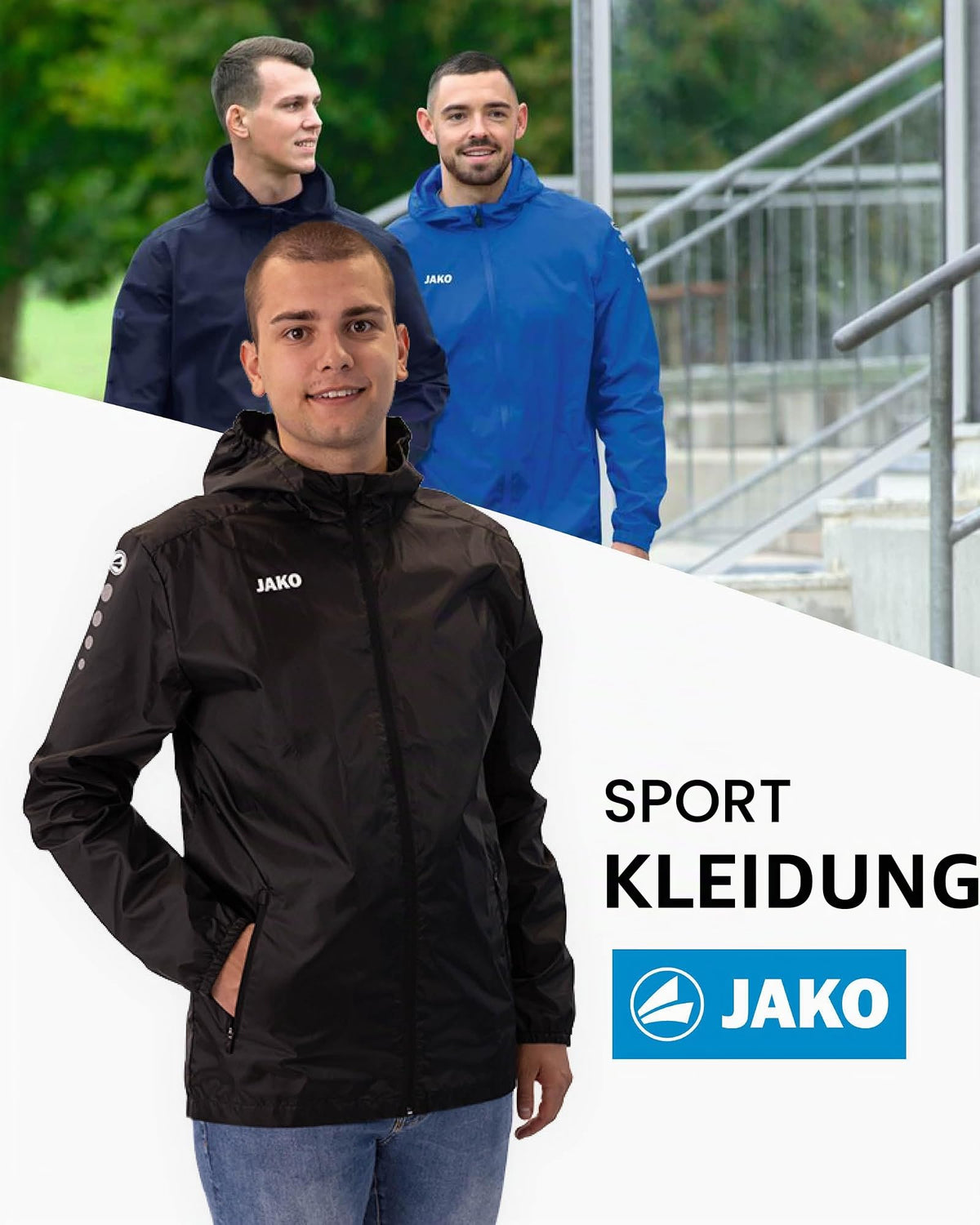 JAKO Kids All-Weather Jacket Team 2.0, black, 152 - 7402