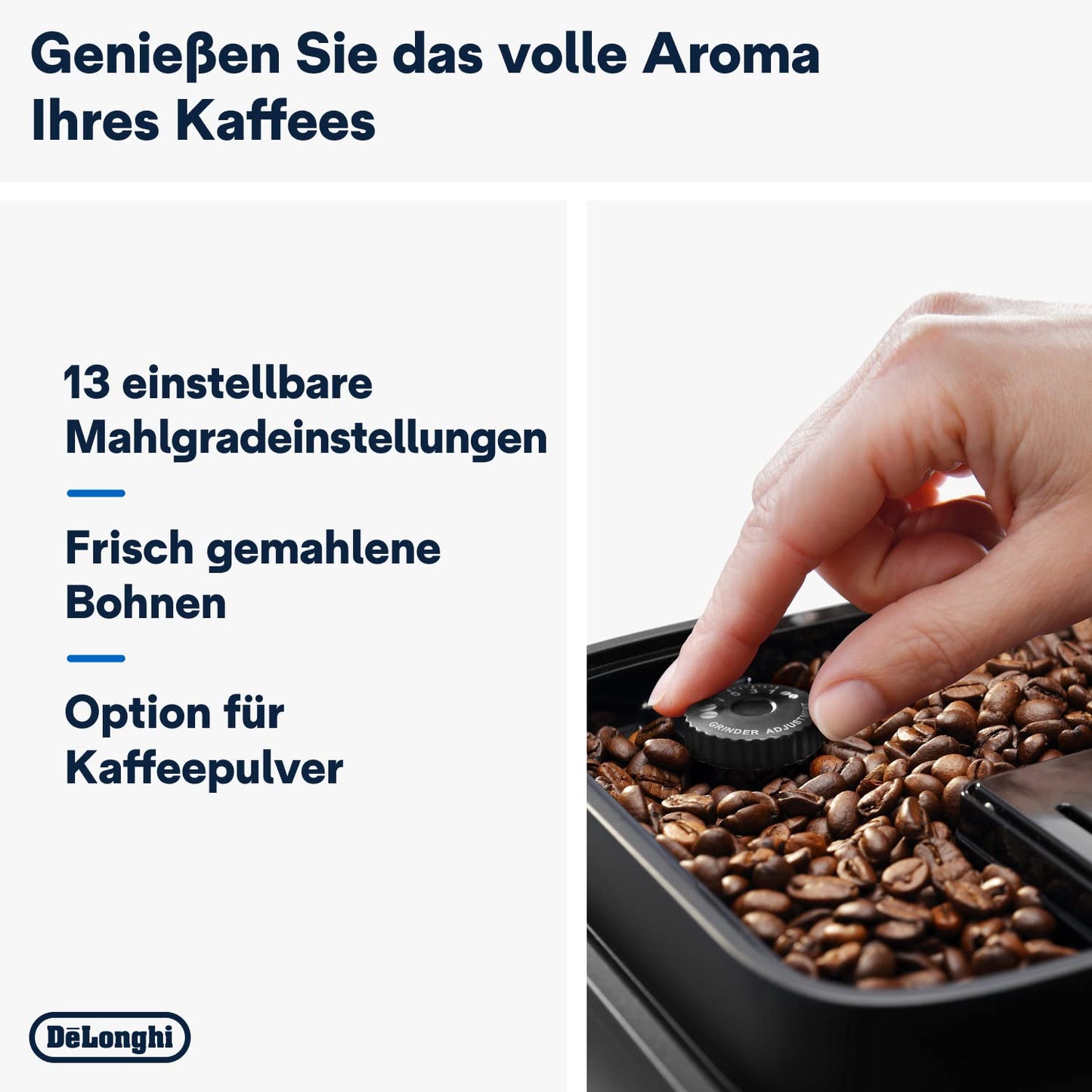 De’Longhi Magnifica Evo - Perfetto fully automatic coffee machine with classic milk frother, 4 one-touch drinks, cappuccino, espresso coffee machine, soft-touch control panel, silver (ECAM292.33.SB)