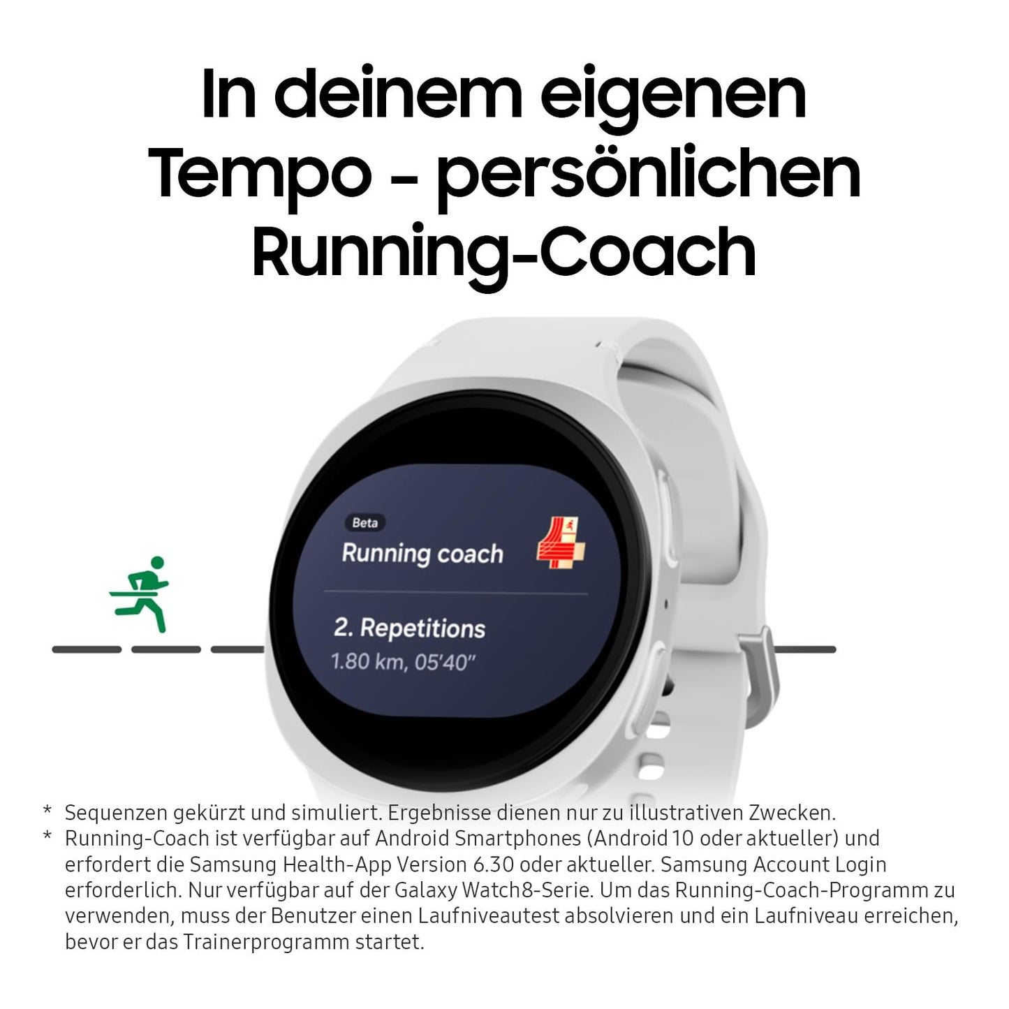 Samsung Galaxy Watch8 Smartwatch with Galaxy AI, fitness watch and fitness tracker, sports band, wellness and sleep coaching, 40 mm, LTE, silver, 3 year manufacturer's warranty - 845780b6-3c3e-4887-9ccc-8e37c6760cef