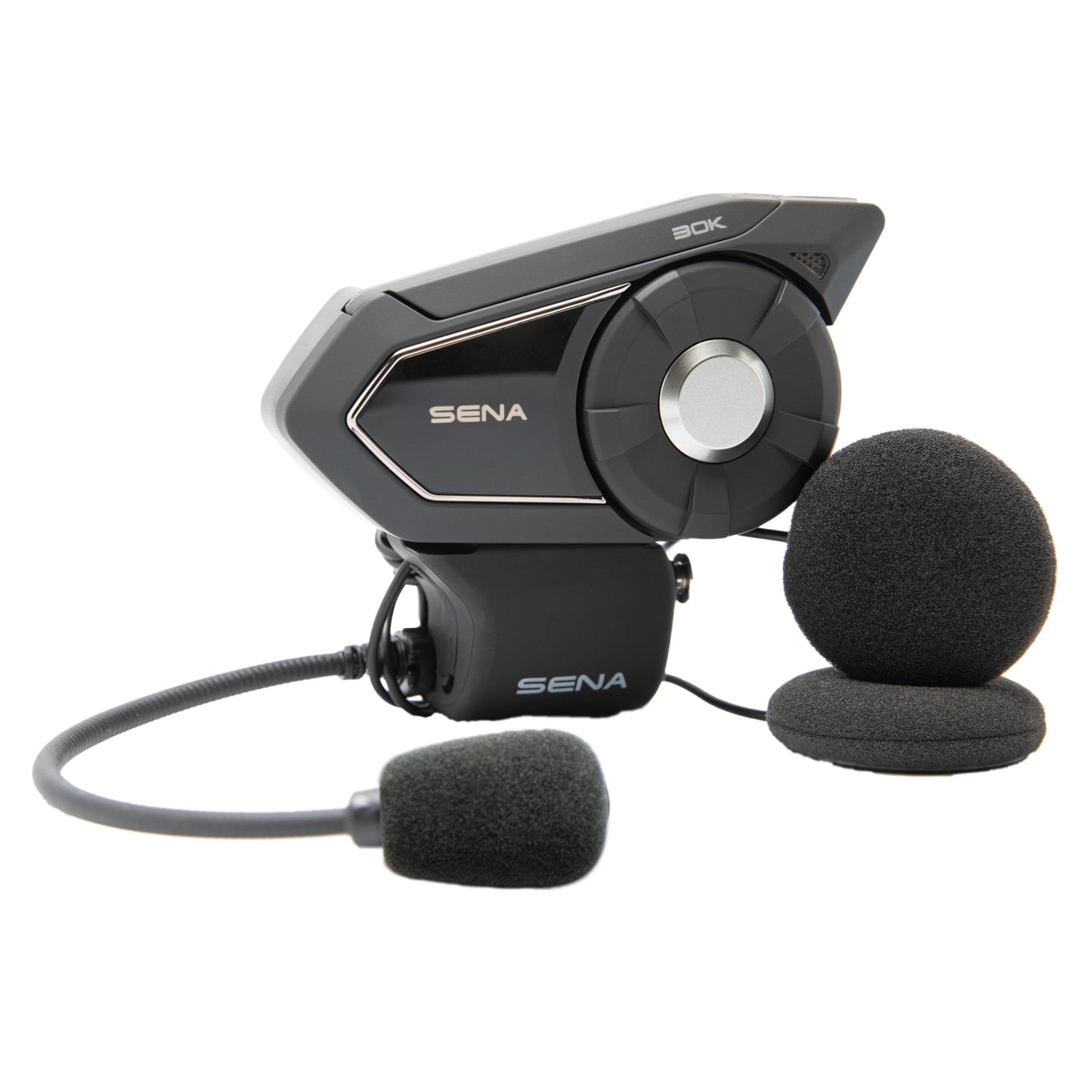 Sena 30K Bluetooth Headset for Motorcycles/Mesh Communication System with HD Speakers, Twin Pack - 30K-03D