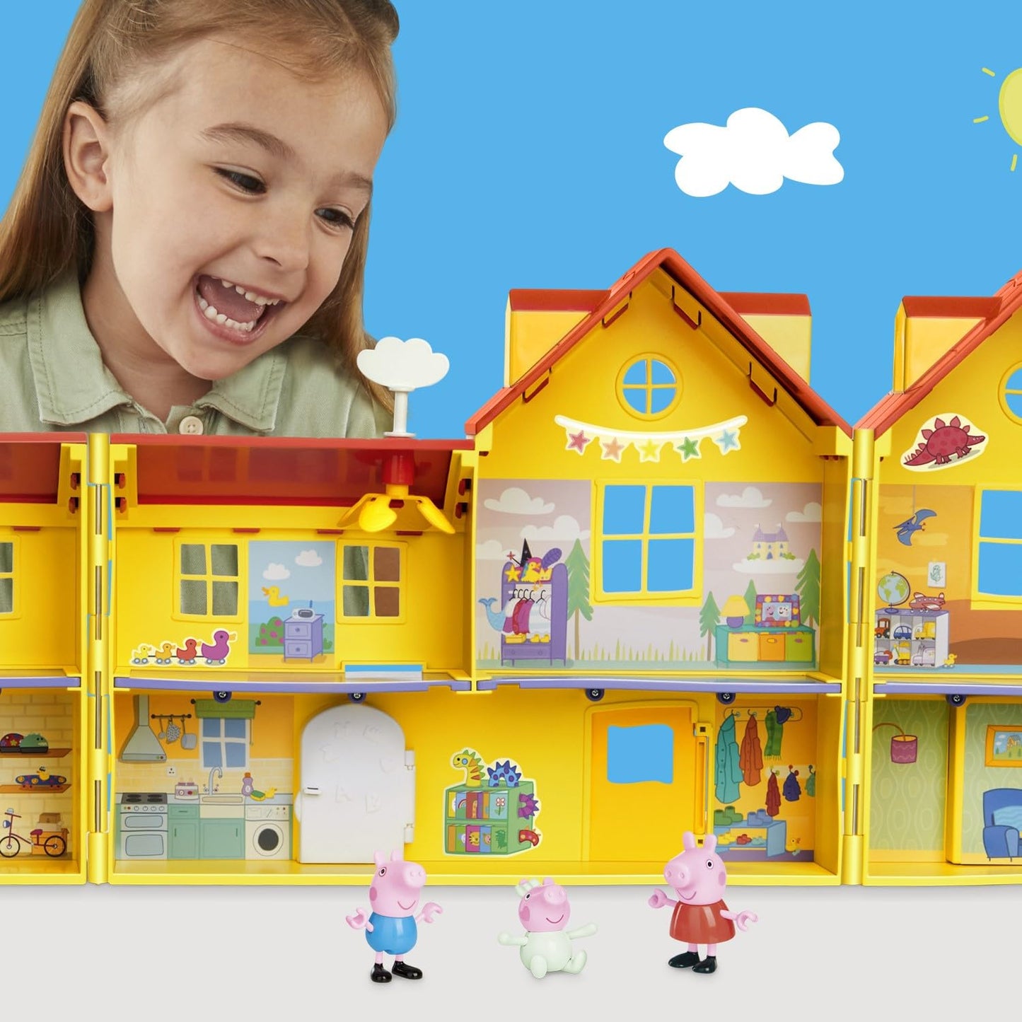 Peppa Pig Peppa's Big House Playset, 80 cm - G05085L0