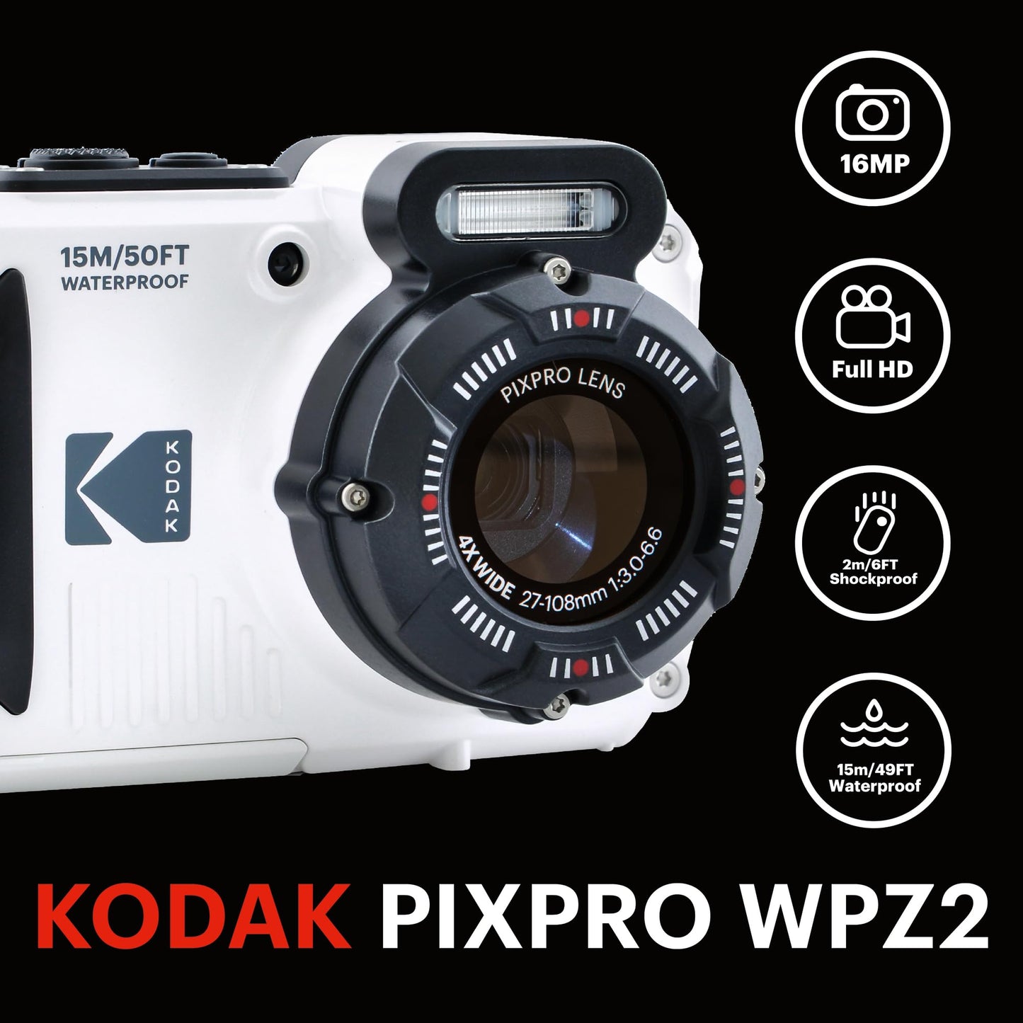 Kodak Pixpro WPZ2 Bundle Blue