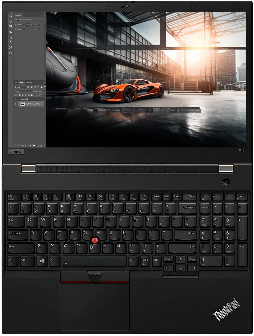 Lenovo Thinkpad P15s Gen 2 Mobile Workstation, NVIDIA Quadro T500, laptop FHD de 39.6 cm, Intel Core i7-1165G7, 16GB RAM, 512GB SSD, tastatură QWERTY, Windows 11 Pro (recondiționat)
