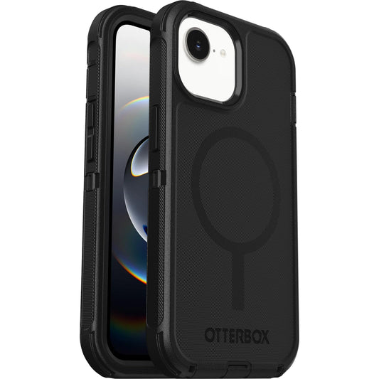 OtterBox Defender Series MagSafe Case for iPhone 17e, 16e, 15, 14, 13, Shockproof, Drop Proof, Extremely Heavy Duty Protective Case, 7X Military Grade Tested, Black - 77-97534