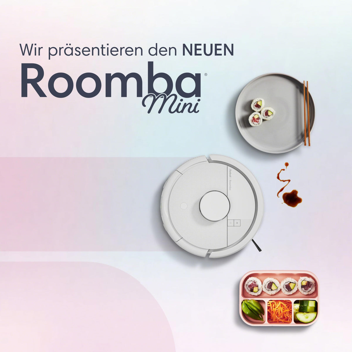 iRobot Roomba Mini Vacuum Robot with Mopping Function, AutoEmpty Base, LiDAR - F155240