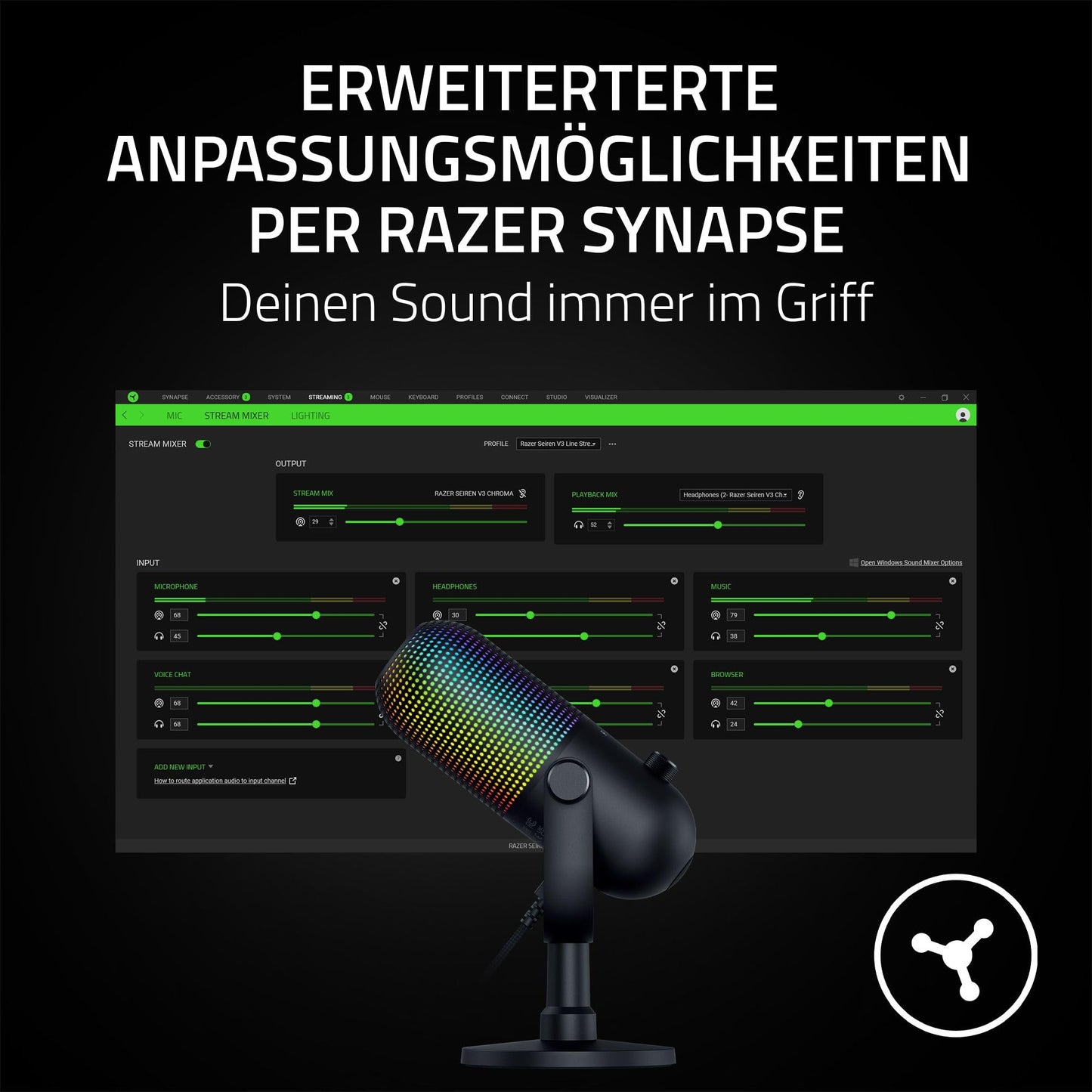 Razer Seiren V3 Chroma (RZ19-05060100-R3M1)