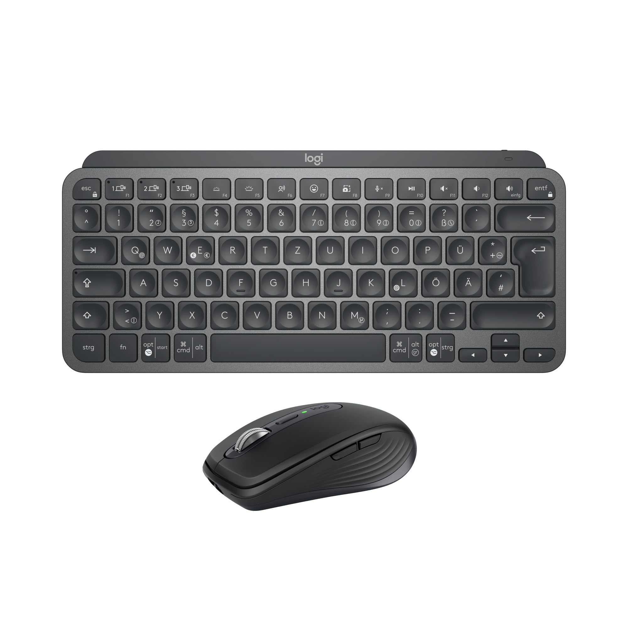Logitech MX Keys Mini Keyboard + MX Anywhere 3S Wireless Mouse - 910-006946