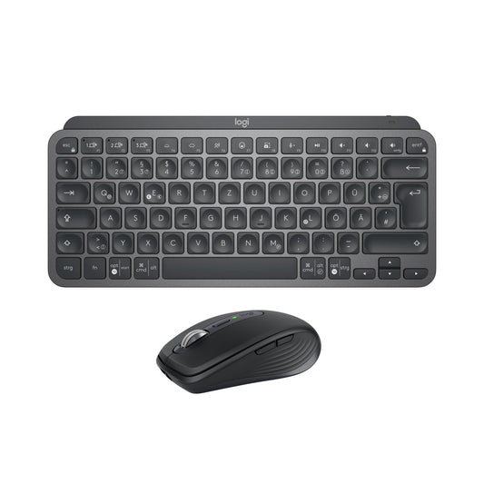 Logitech MX Keys Mini Keyboard + MX Anywhere 3S Wireless Mouse (Graphite)