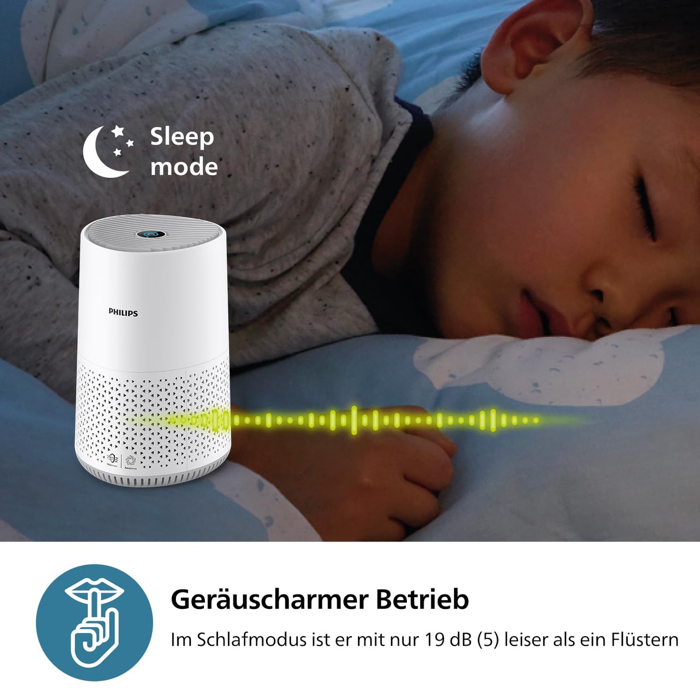 Philips Air Purifier 600 Series, Energy Efficient with Smart Sensor, For Allergy Sufferers, HEPA Filter Removes 99.97% of Pollutants, Covers up to 44 m2, App Control, White (AC0651/10)