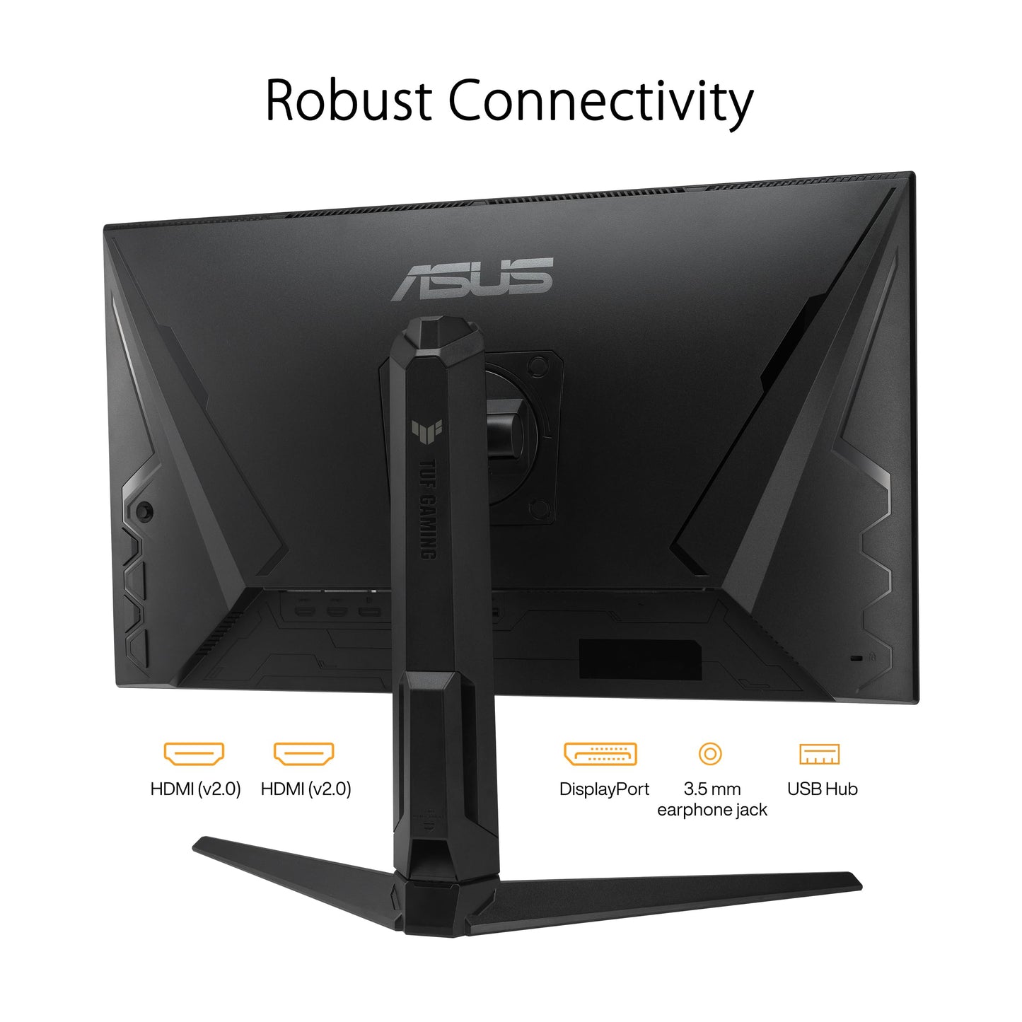 ASUS TUF Gaming VG27AQL3A - 27 inch WQHD monitor - 180 Hz, 1ms GtG, FreeSync, G-Sync, Adaptive Sync, ELMB, DisplayHDR 400 - Fast-IPS panel, 16:9, 2560x1440, DP, HDMI, USB, ergonomic, speaker - 90LM09A0-B01370