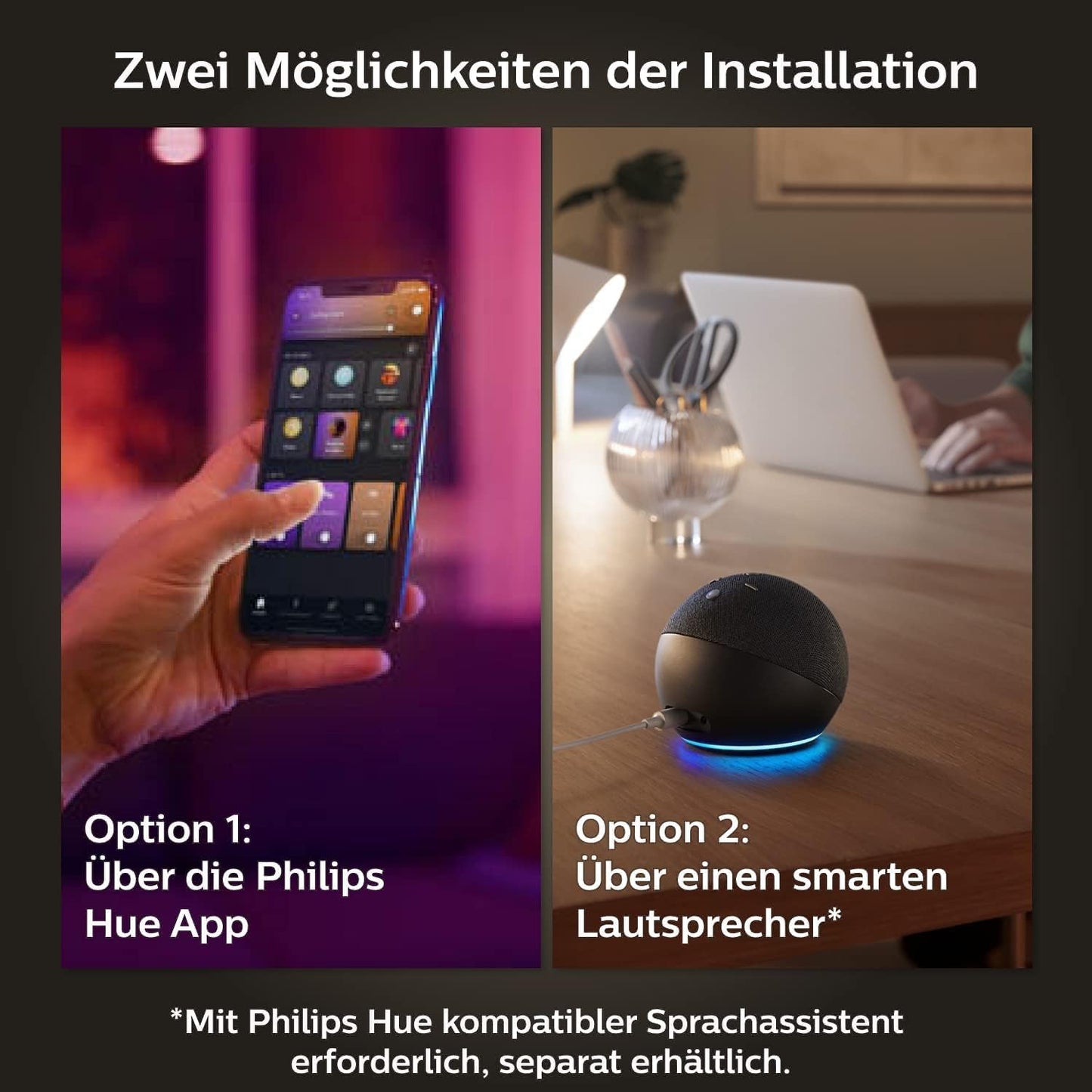 Philips Hue White and Color Ambiance E27 Pack of 4 929002489604