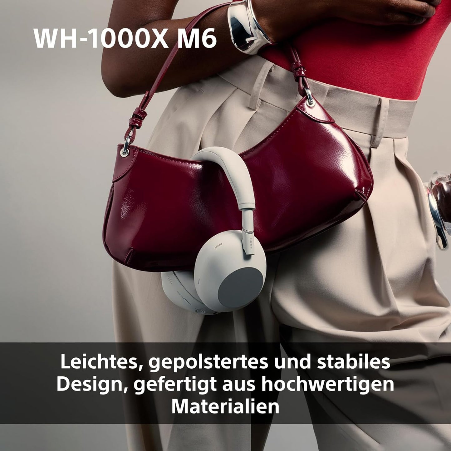 Sony WH-1000XM6 Wireless Noise Canceling Headphones, Signature Hi-Res Sound, Bluetooth Headphones, Comfort, Foldable Design, Magnetic Carrying Case, 30 Hour Battery NC On, iOS & Android - Black - WH1000XM6B.CE7
