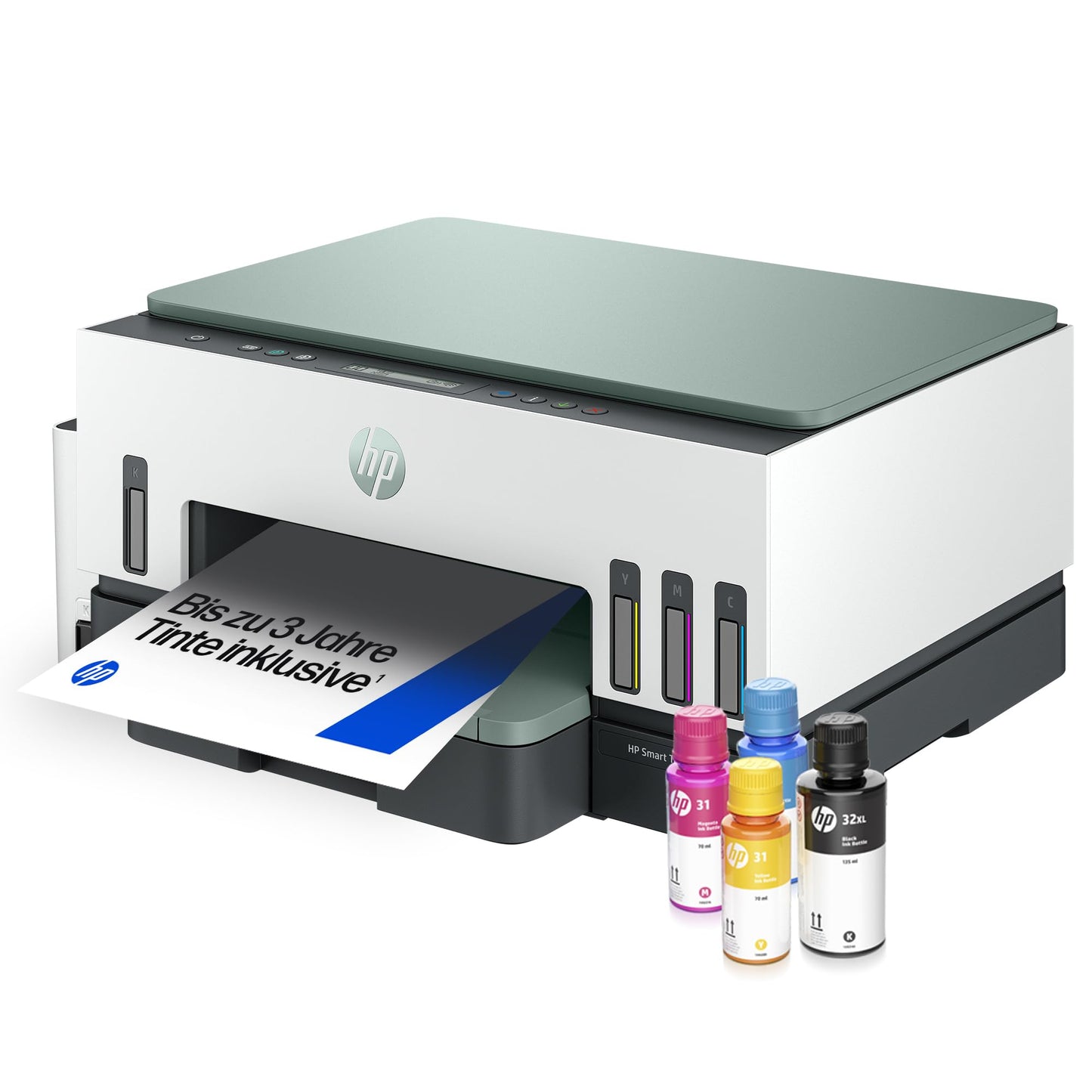 HP Smart Tank 7007 3-in-1 multifunction printer (Wi-Fi; duplex printing) - 3 years ink included, 3 year warranty, large ink tank, long range, high quality printing - 940Y5A#BHC