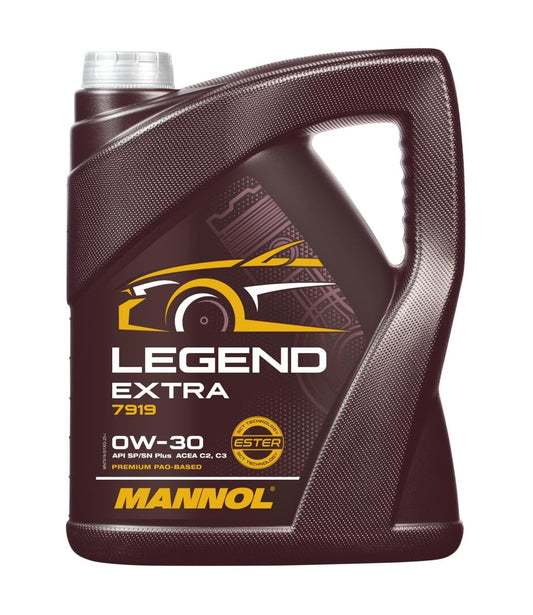 MANNOL 7919 Legend Extra 0W-30 engine oil 5L for petrol and diesel engines - MN7919-5