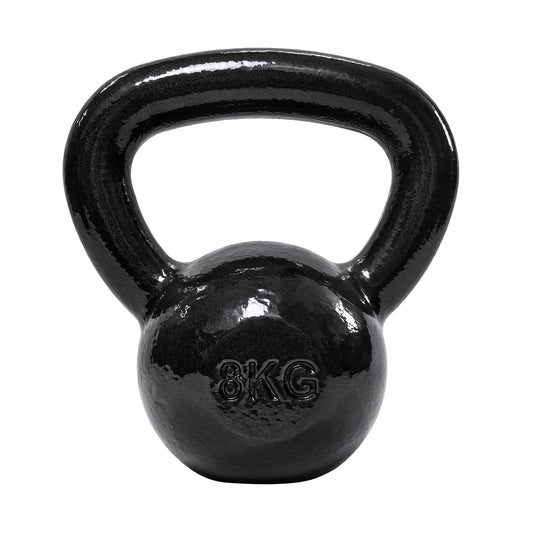 Amazon Basics Cast Iron Kettlebell 8kg Black - CK-8KG