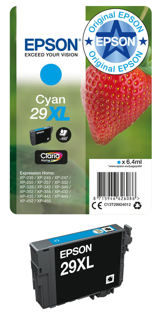 Epson 29XL Strawberry Black Ink Cartridge (T2991)