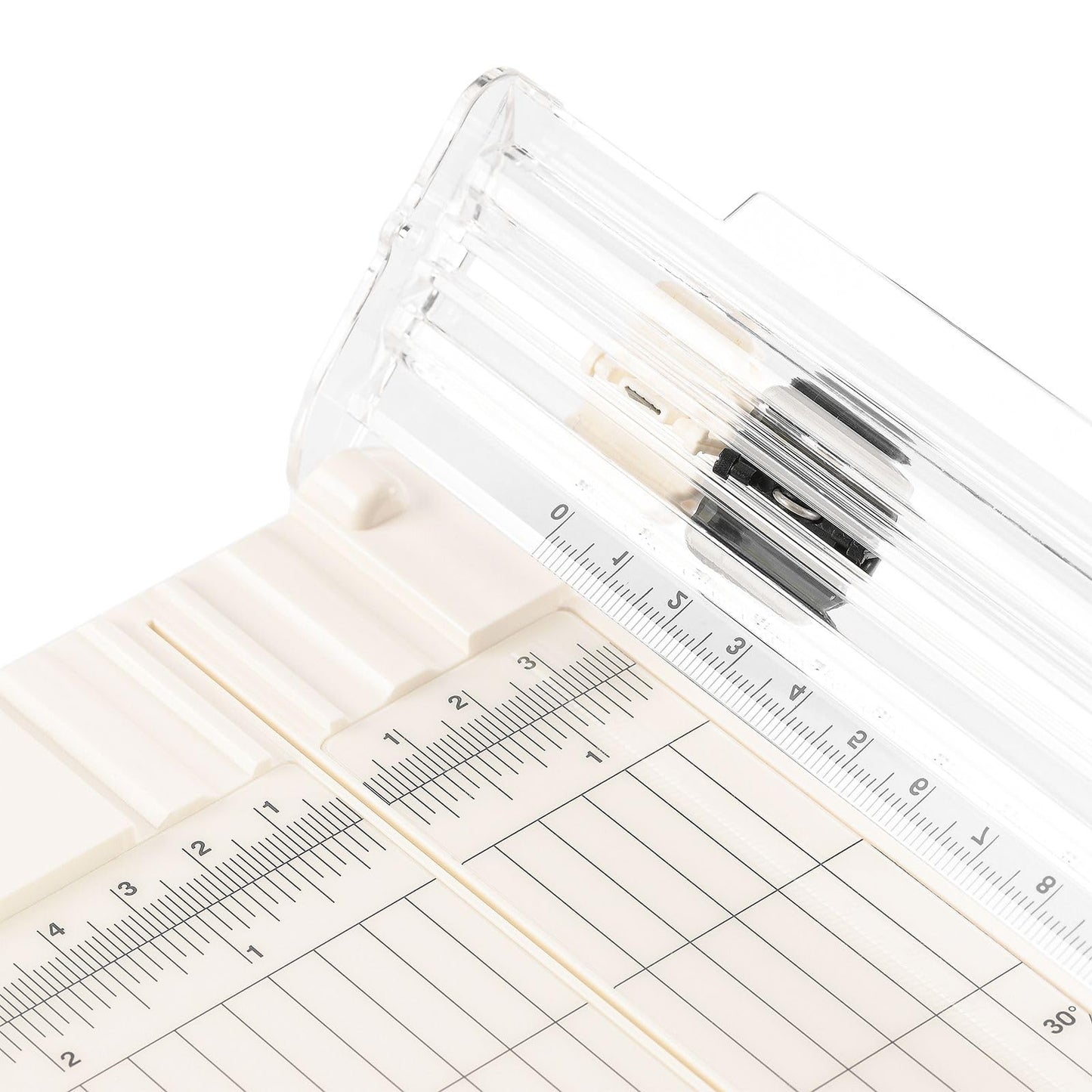 Vaessen Creative | Paper cutter and folding board 2in1 | Cutting machine paper | Cuts up to A3 paper size | Guillotine, scrapbook, lever cutter | 30.5 x 15 cm | White - 2207-108