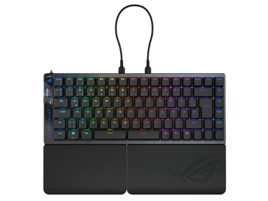 ASUS ROG Falcata 75% Wireless Split Gaming Keyboard - 90MP043H-BKDA20